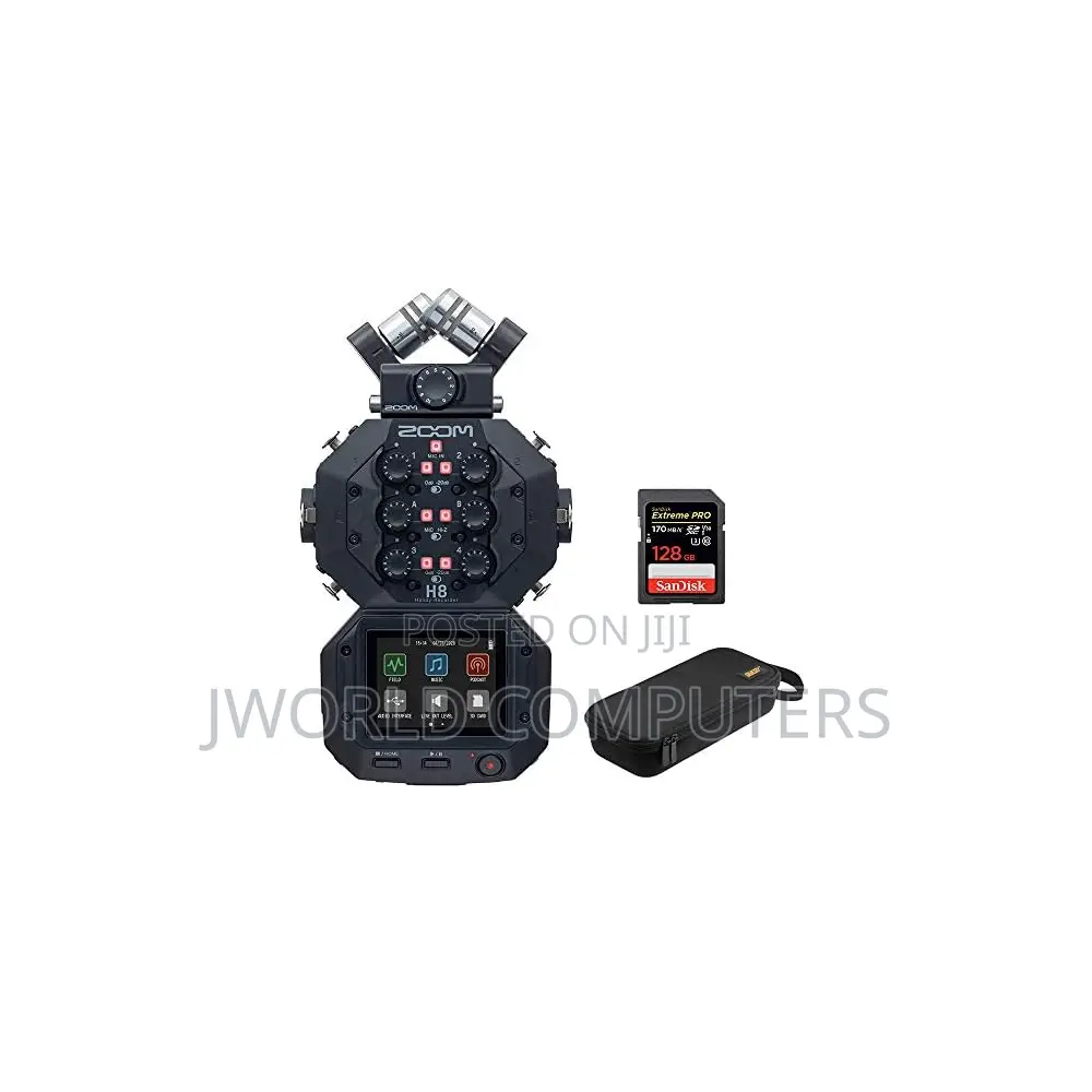 Zoom H8 8-Input / 12-Track Portable Handy Recorder