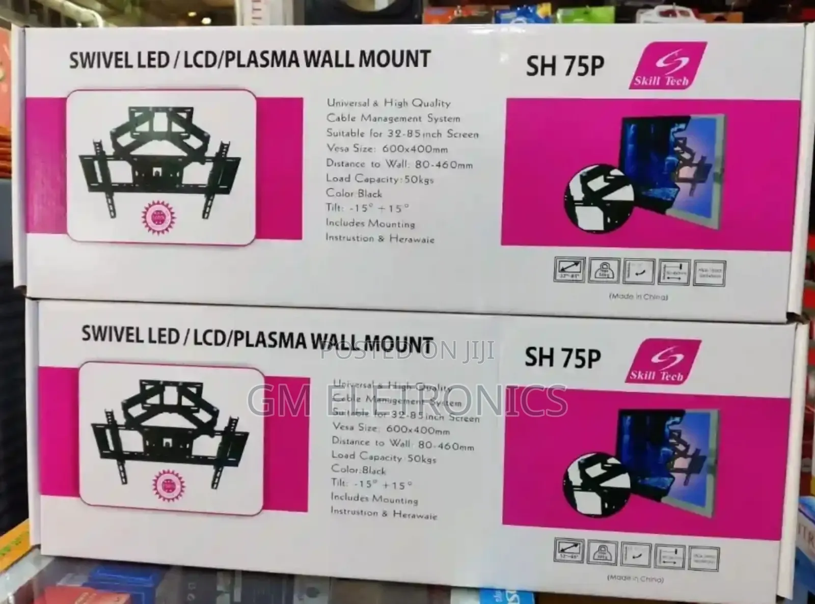 New Swivel( Full Motion) Led /LCD / Plasma Wall Mount 75p 32-80 Inches