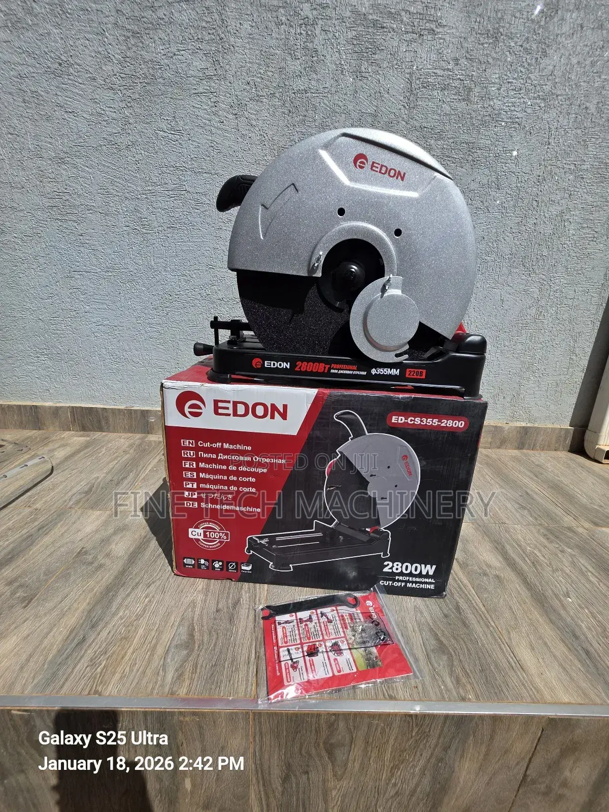 Edon Cut-Off Machine/Chop Saw