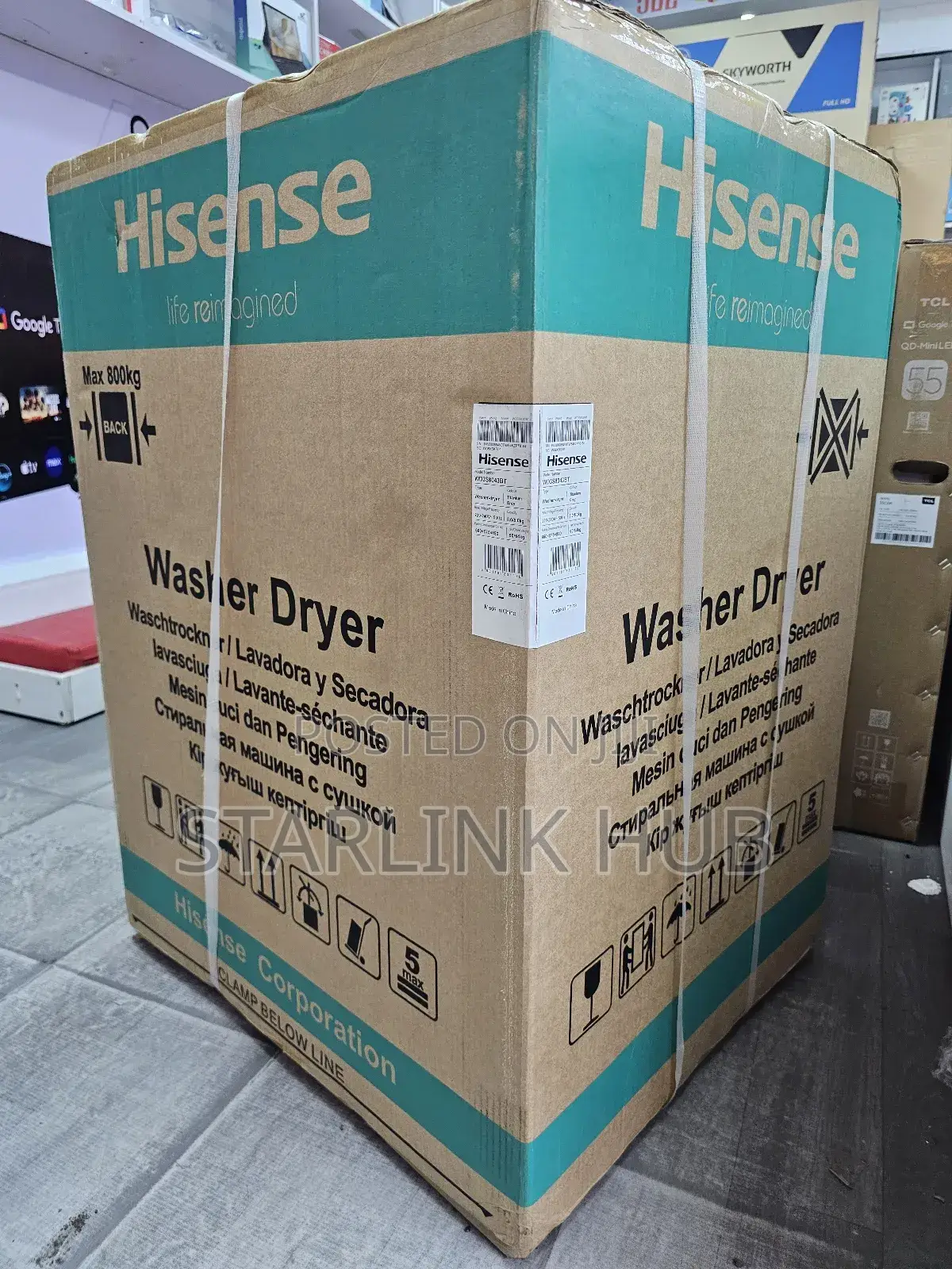 Hisense Wd3q8043bt 8kgs Wash 5kg Dry Washing Machine