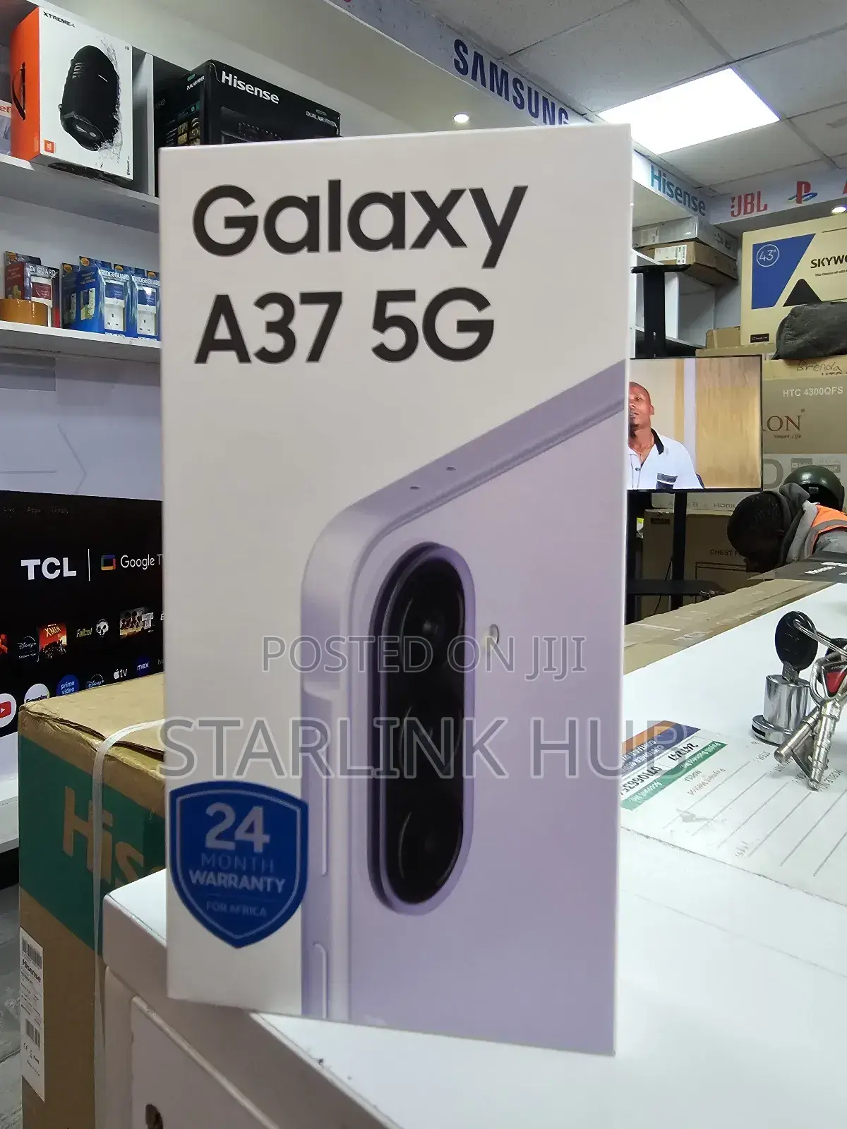 New Samsung Galaxy A37 128 GB Purple
