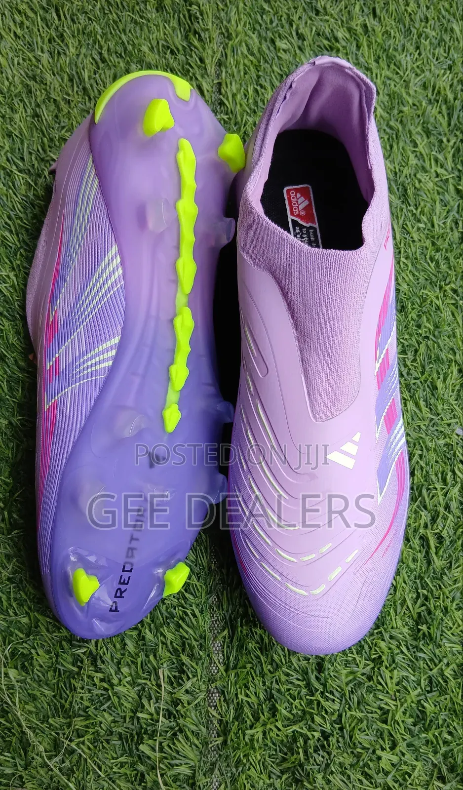 Laceless Football Boots, Predator Soccer Boots