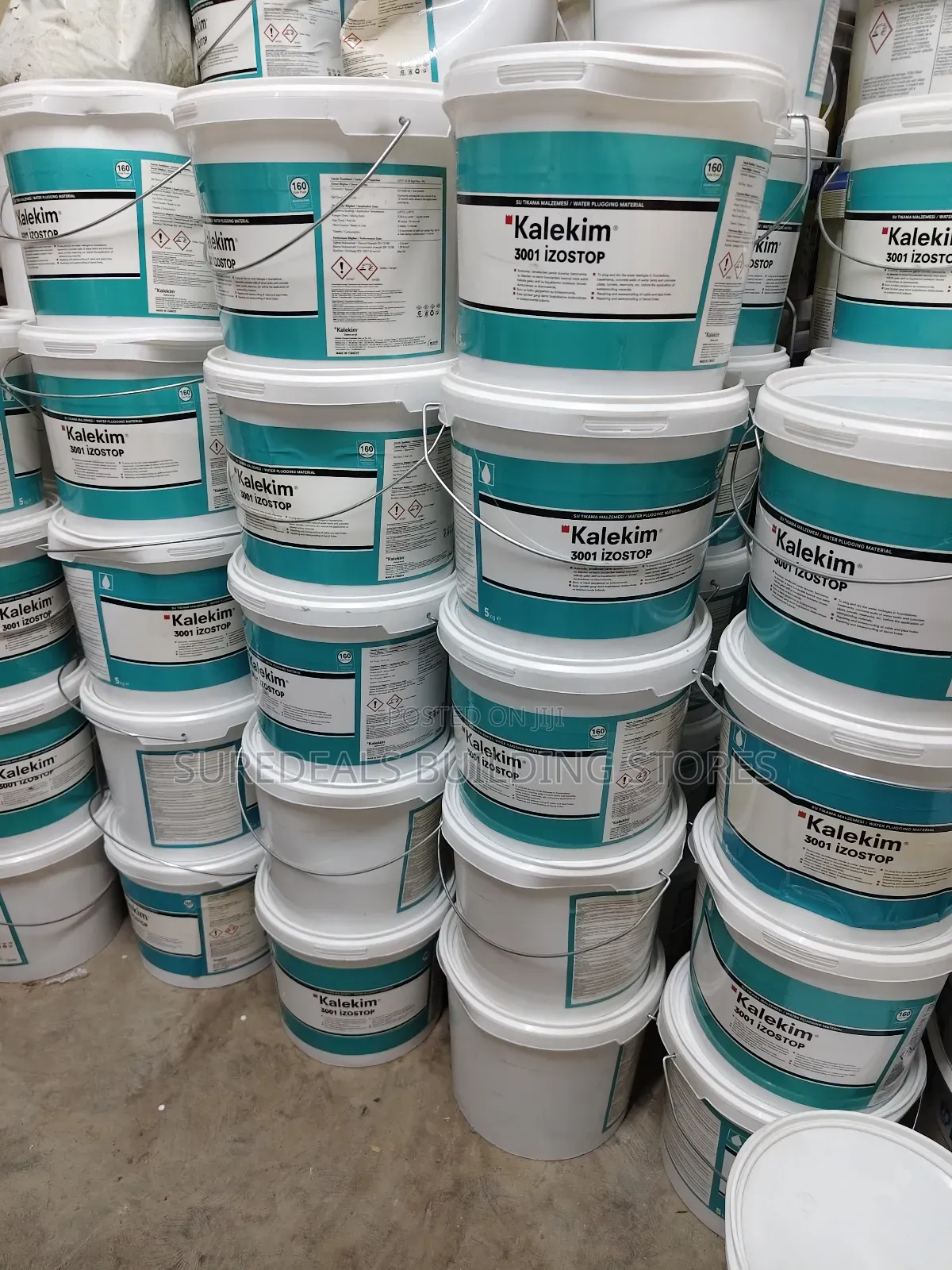 Kalekim 3001 İZostop, a Rapid-Setting Water Plugging Mortar.