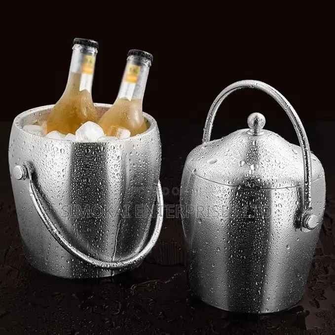 Ice Bucket Ice Bucket for Freezer Stainless 2.2l