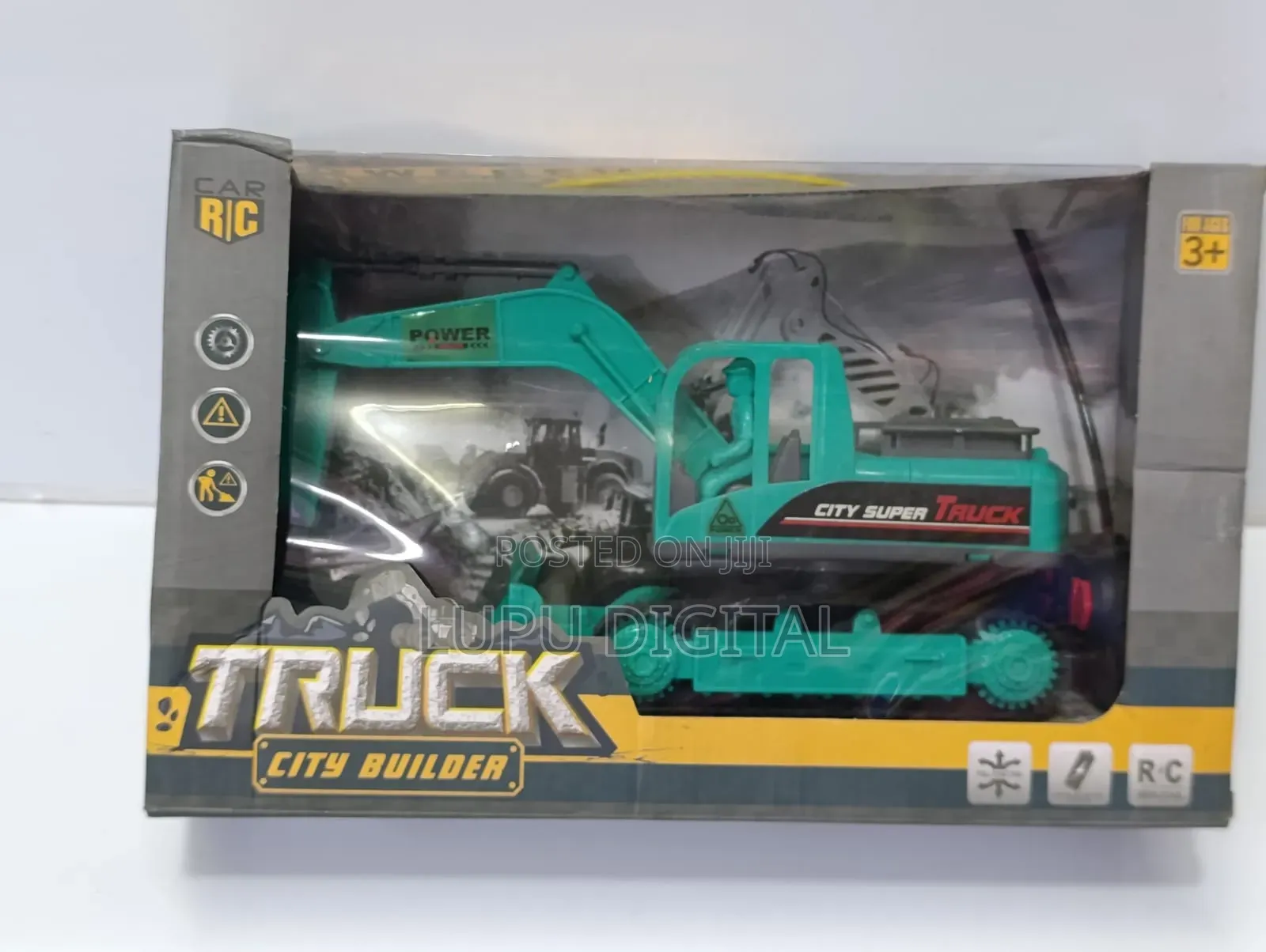 Remote Car Excavator.
Battery Operated.