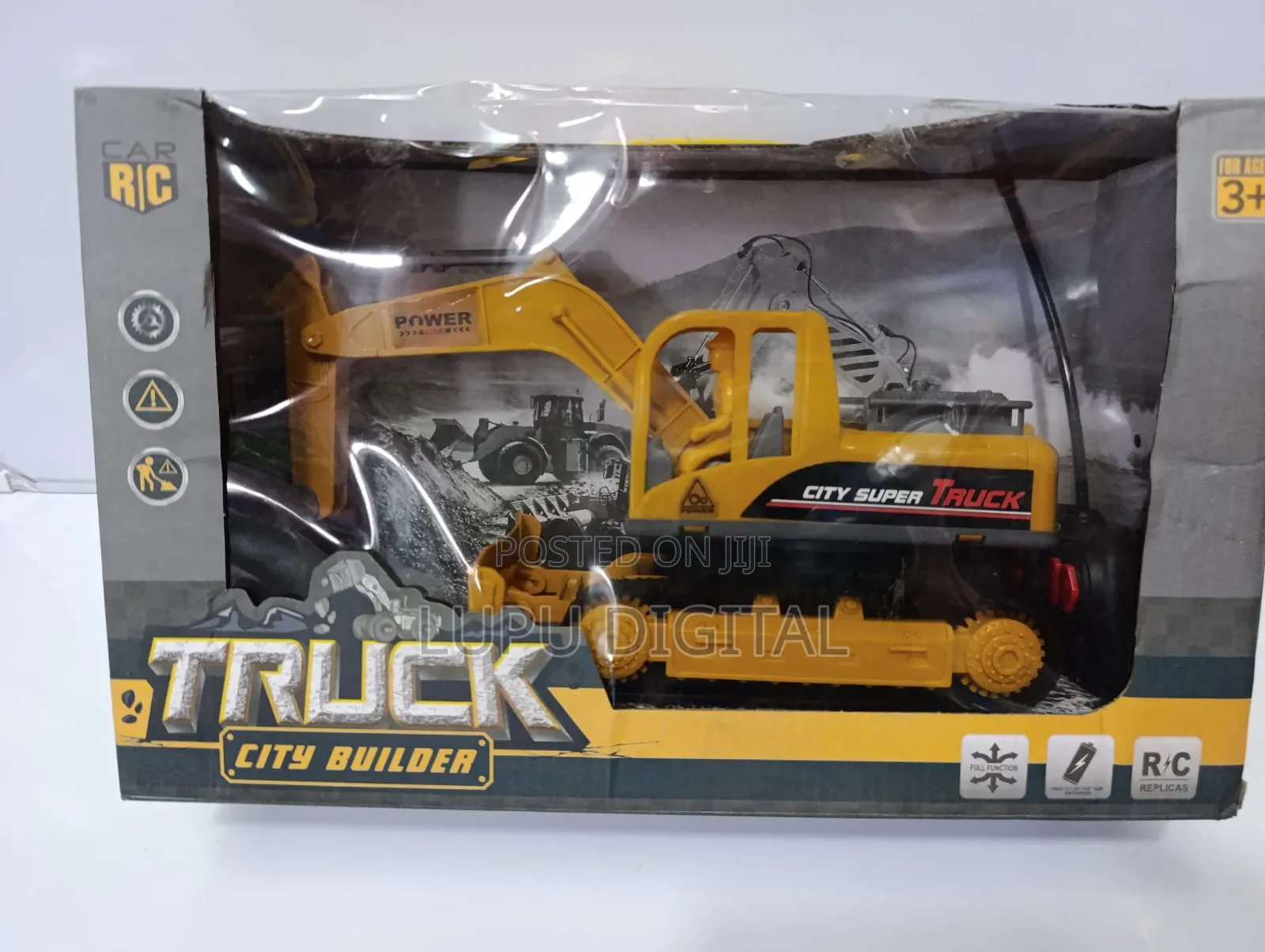 Remote Car Excavator.
Battery Operated.