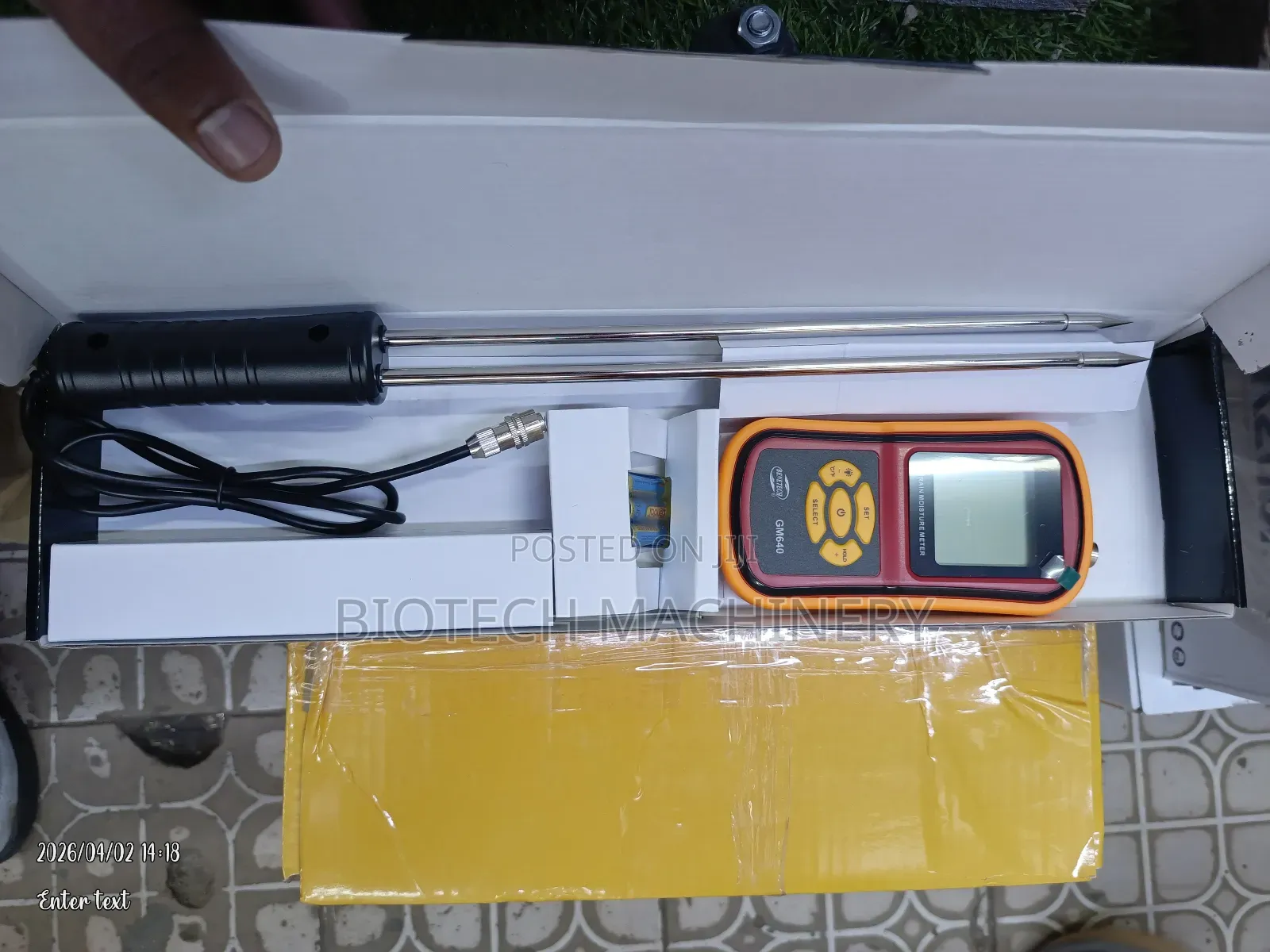 Gm640 Grain Moisture Meter
