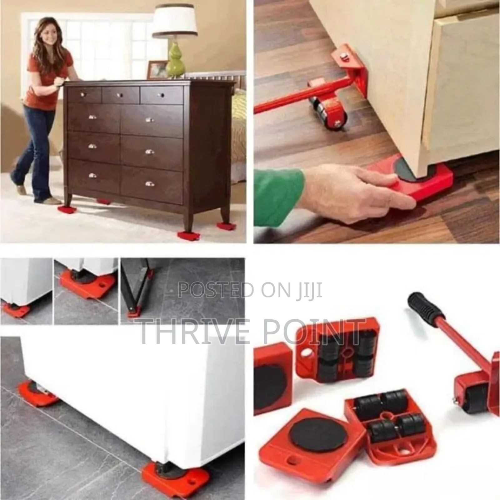 *Detached Heavy Furniture Lifting Trolley Mover