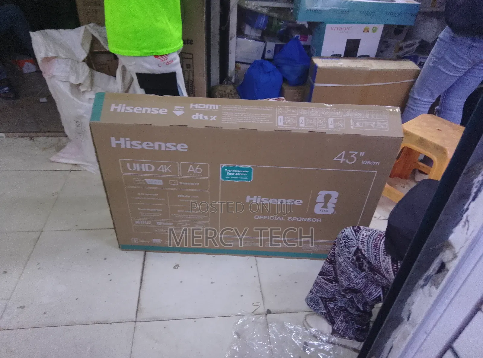 Hisense 43-Inch Uhd Smart Tv* (A6 Series)