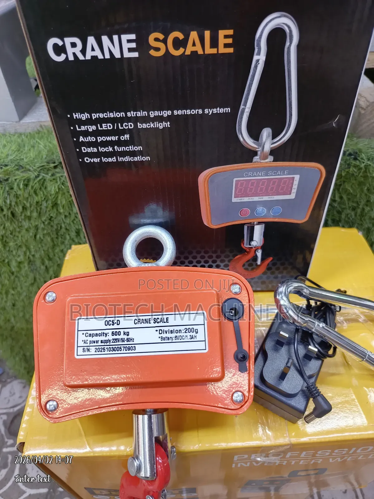 500kgs Digital Crane Scale