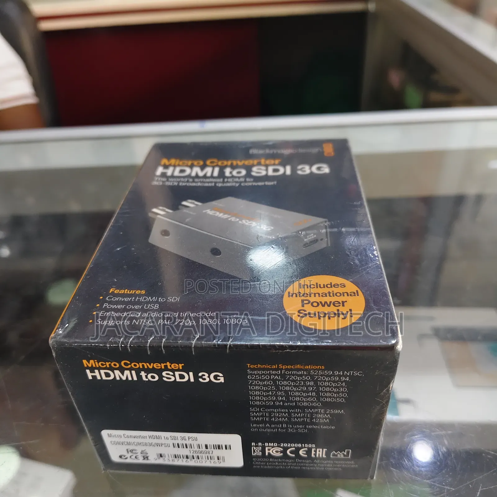 Blackmagic Design Micro Converter Hdmi to Sdi (With Power Supply)