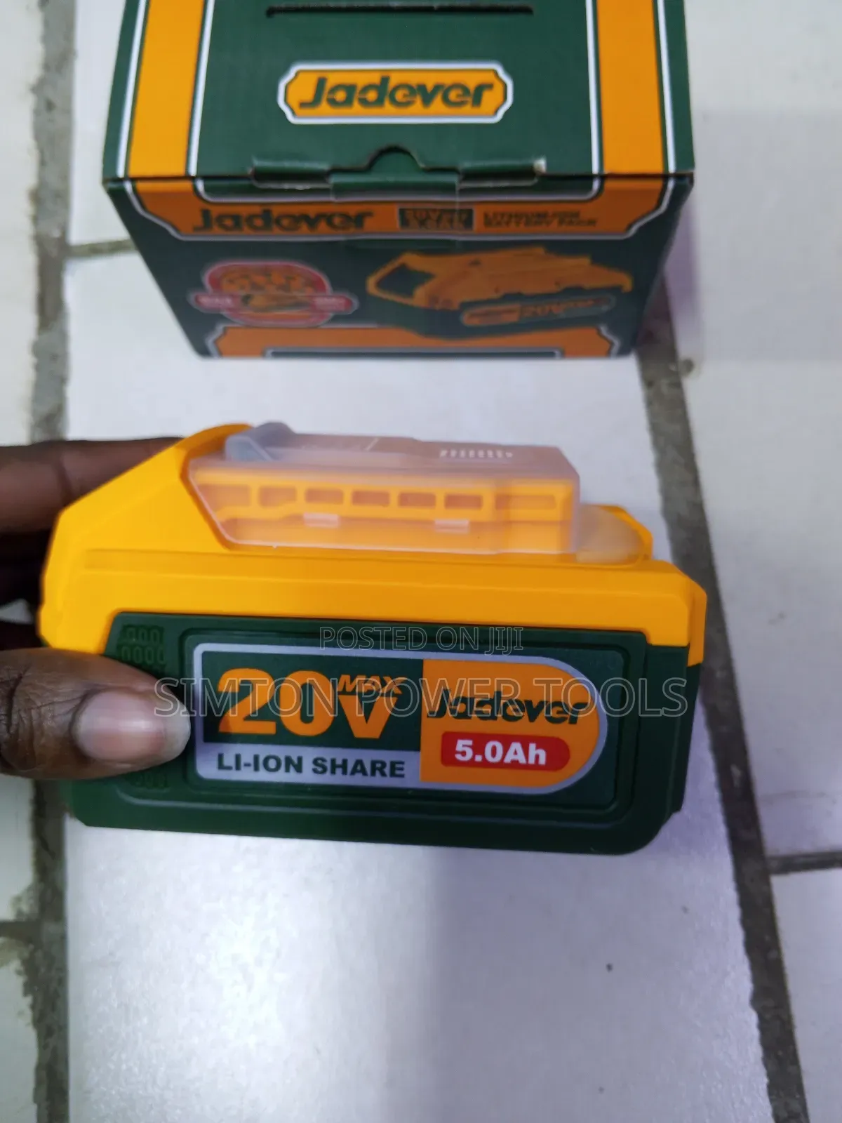 Jadever 20v 5.0ah Lithium-Ion Battery Pack