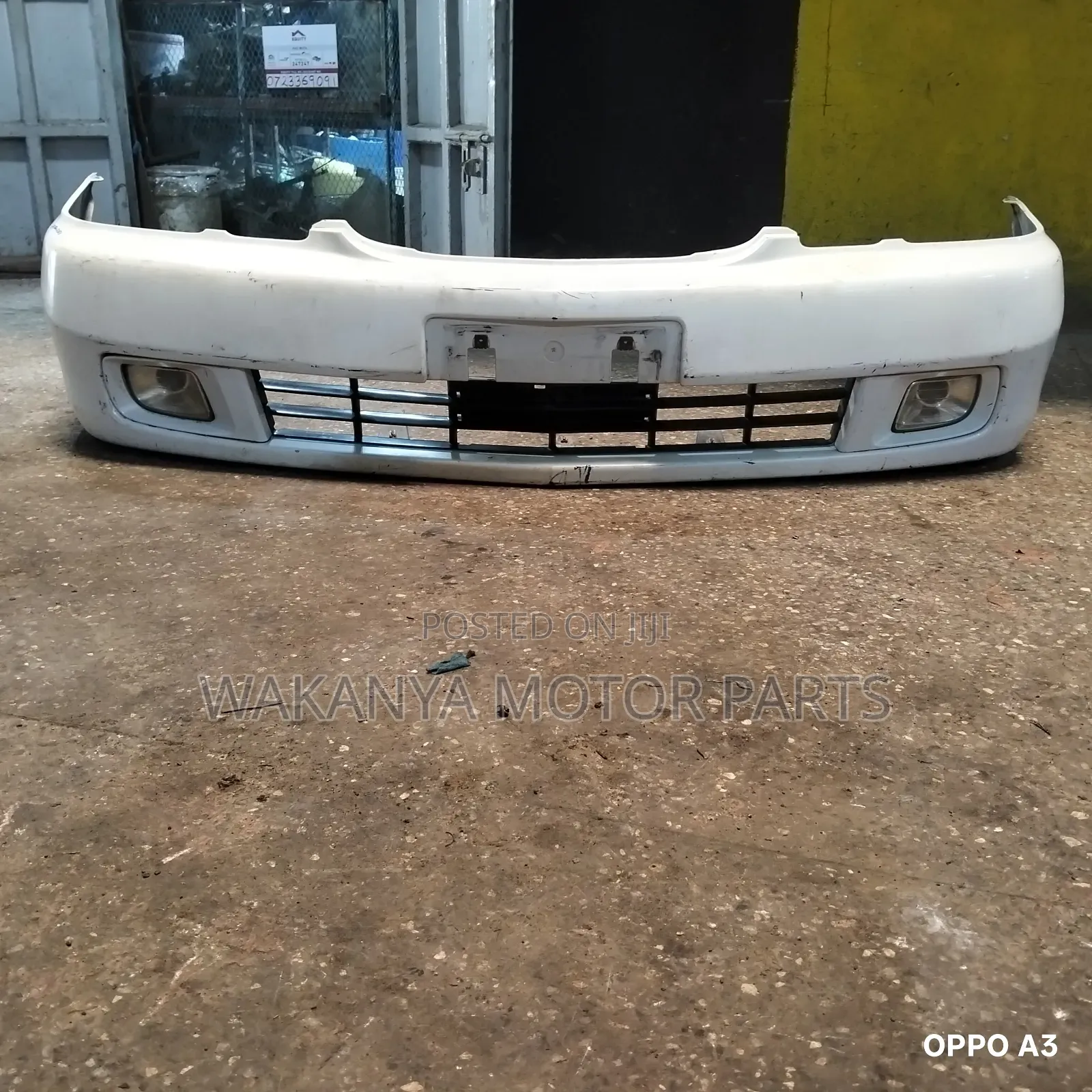 Toyota Gaia Front Bumper, Clean Original With Fog Lamps, Ex Japan