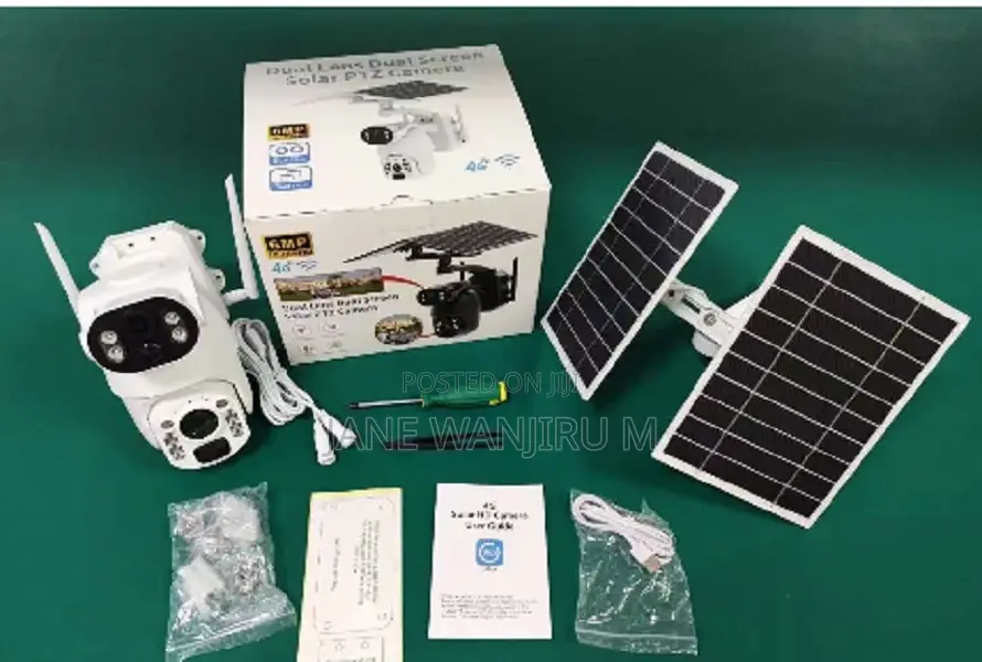 High Quality Ubox 6mp 4g Solar Camera – Dual Lens