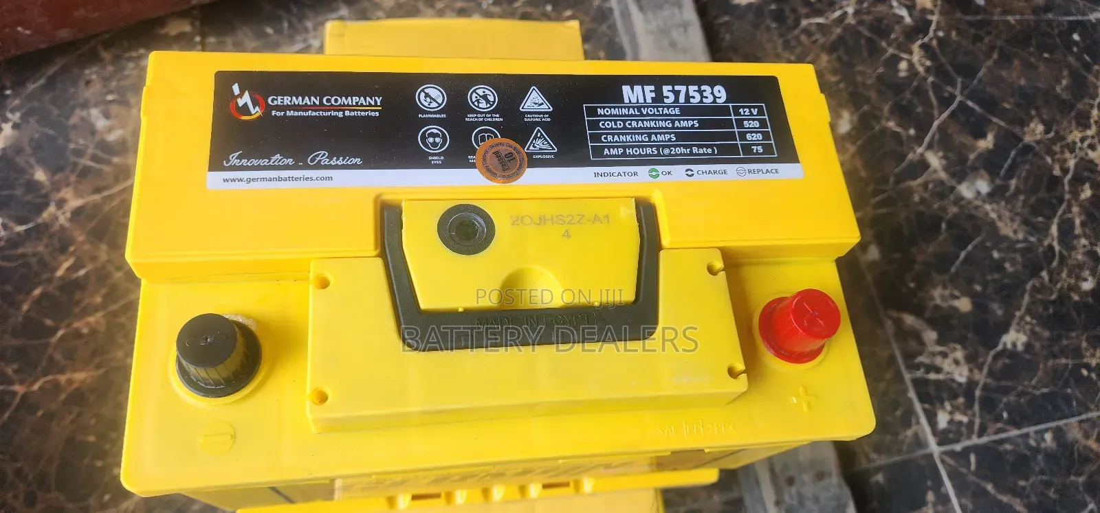 Din 75ah Car Battery