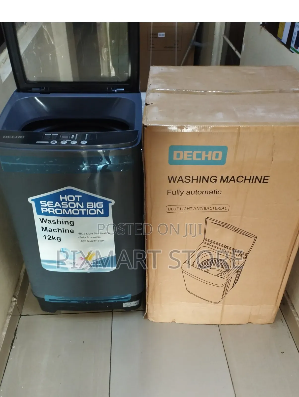 Decho 12kg Top Load, Full Automatic Washer With Digital Control