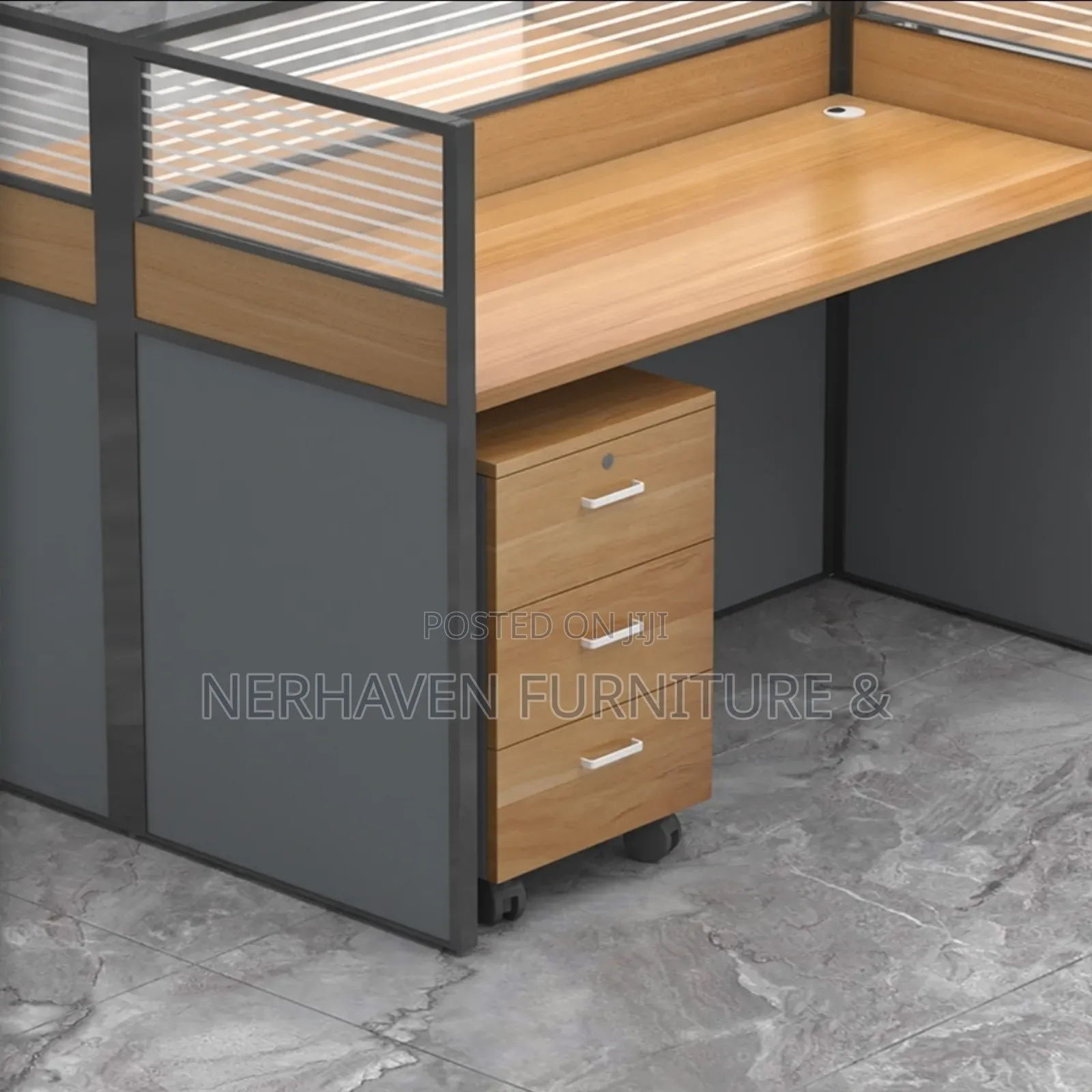 2 Way Office Workstation – Modern Dual Desk