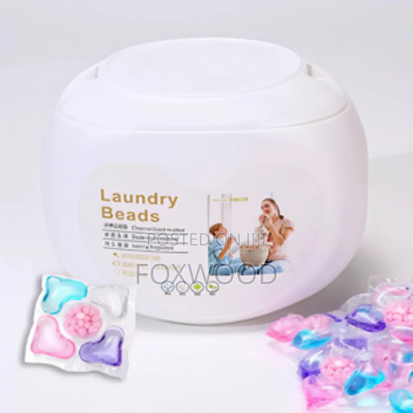 5-in-1 Laundry Pods + Laundry Beads