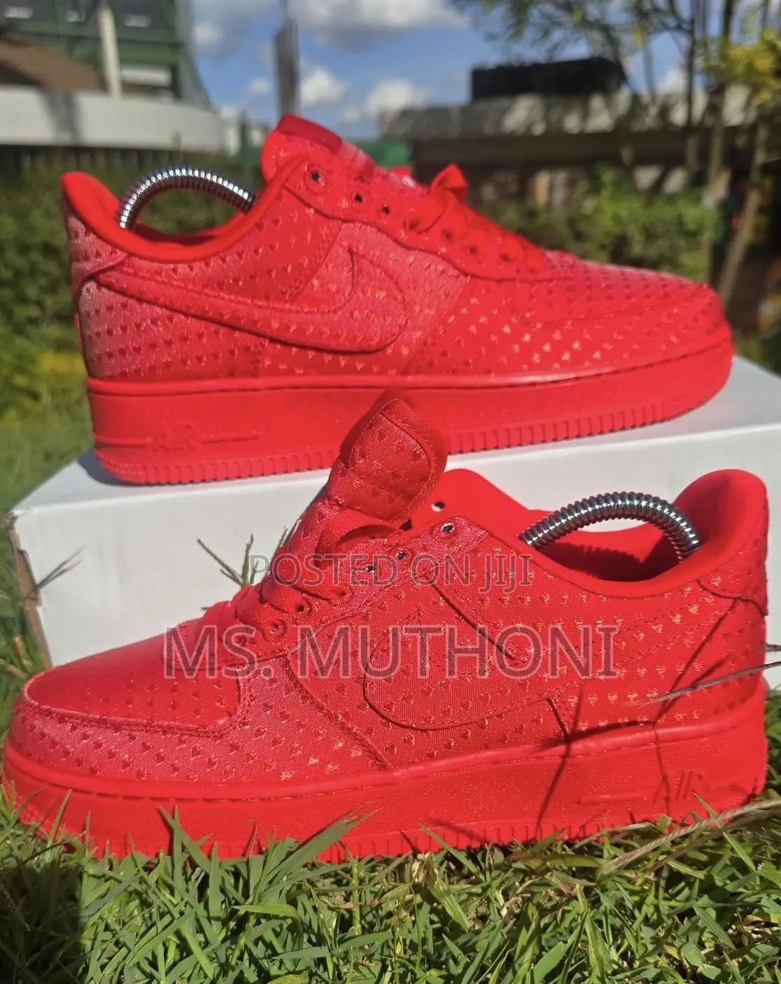 Airforce 1 Bold University Red Colorway