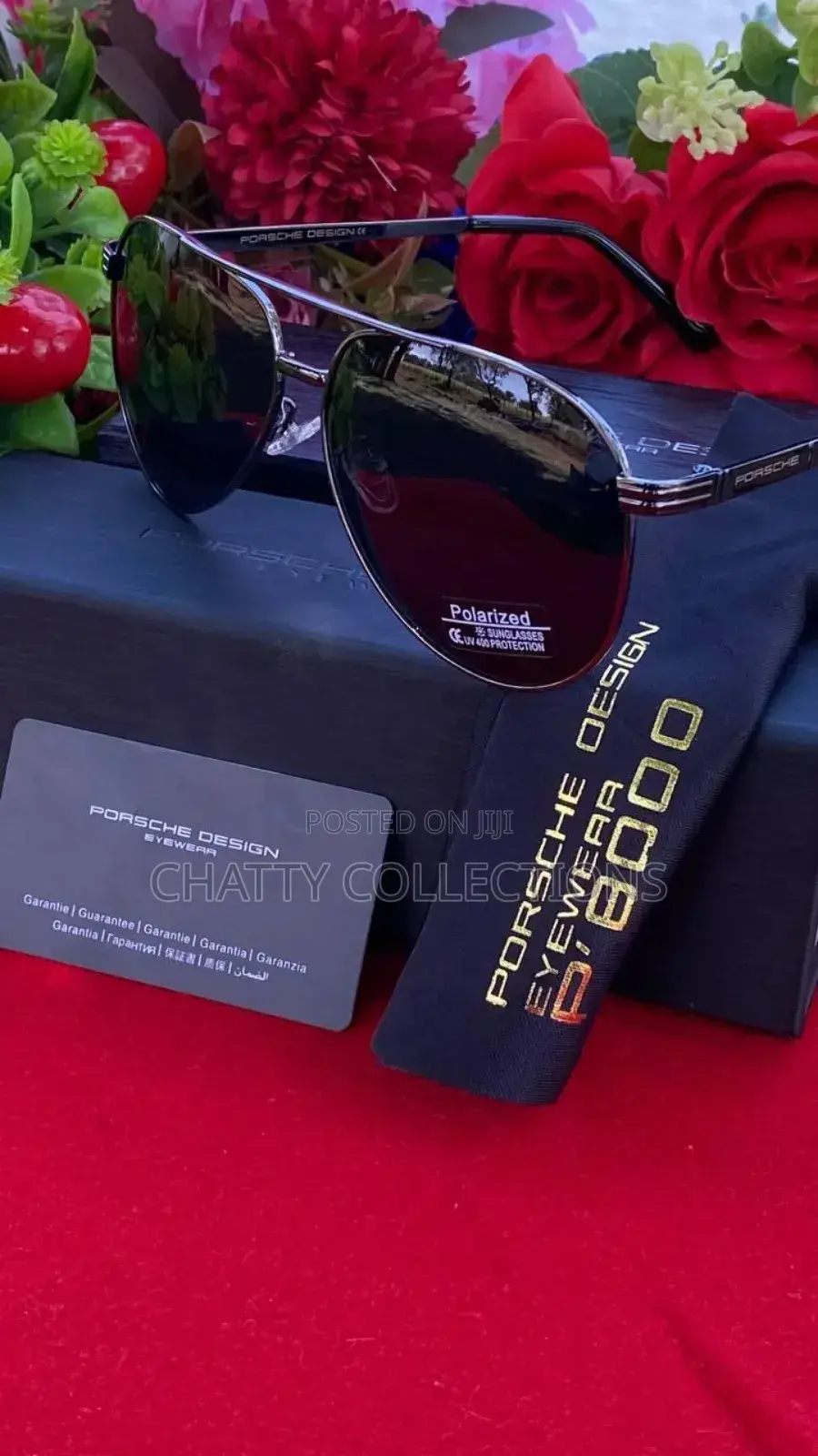 100% Uv Protection Porsche Unisex Designer Sunglasses