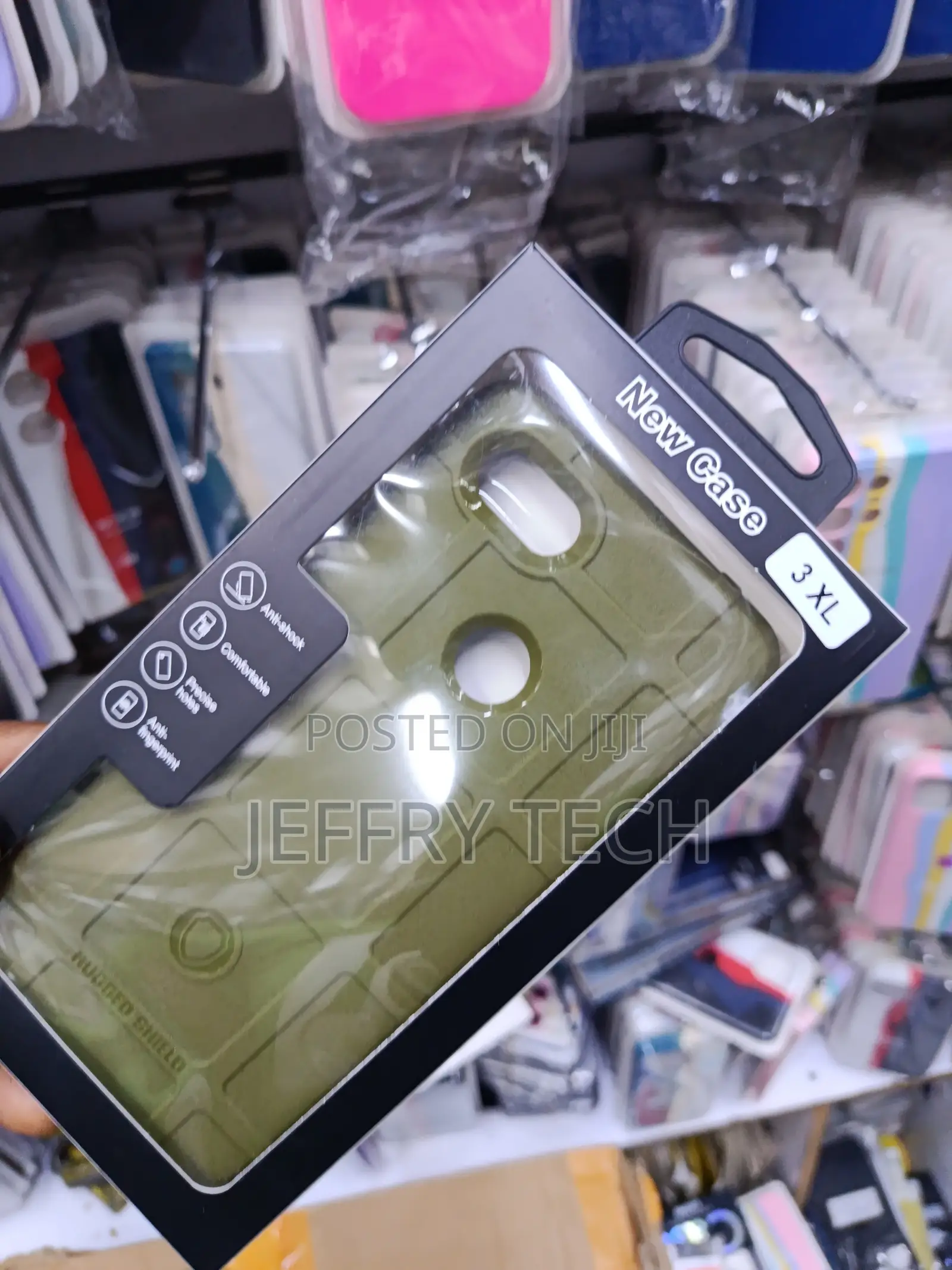 Rugged Shield Protective Case Designed for the Google Pixel 3 Xl.