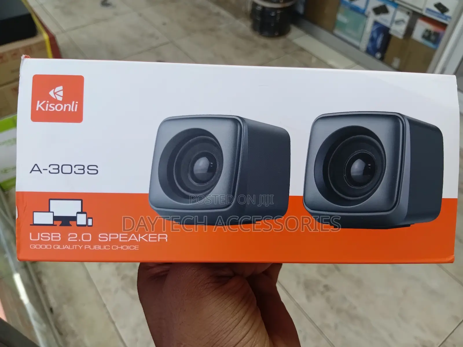 Kisonli Desktop Laptop Speakers a-303s - Black
