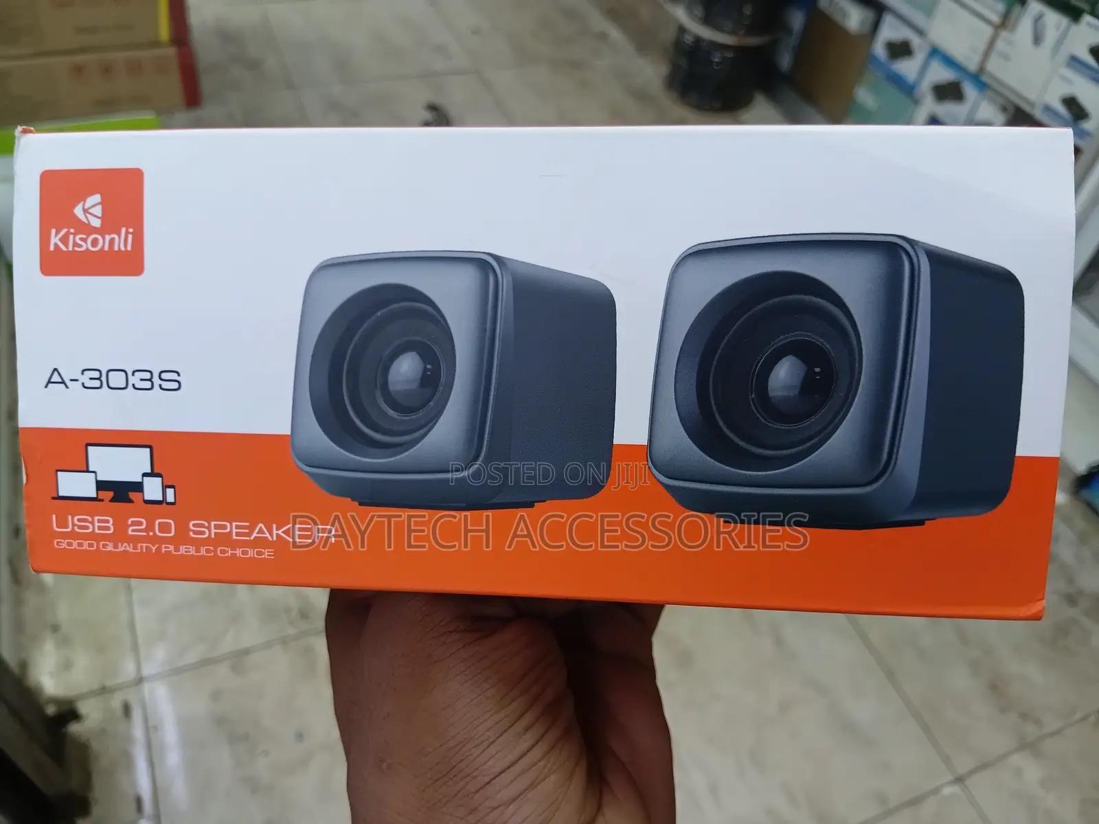 Kisonli a-303s Mini 2.0 Portable Usb Pc Speaker.