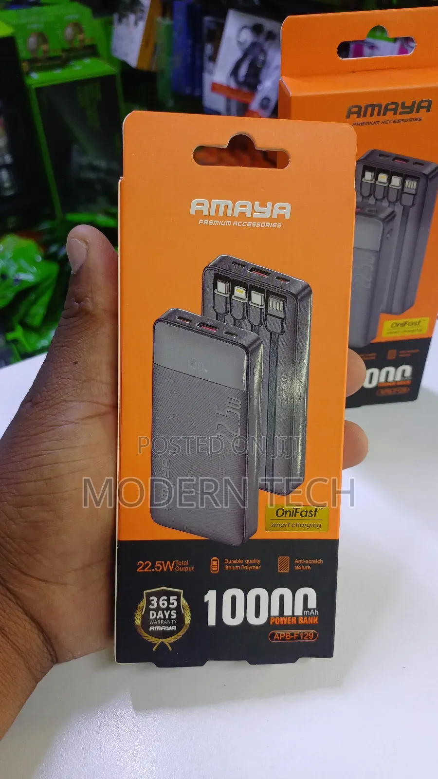 Amaya Apb-F129 10000mah 22.5w Power Bank