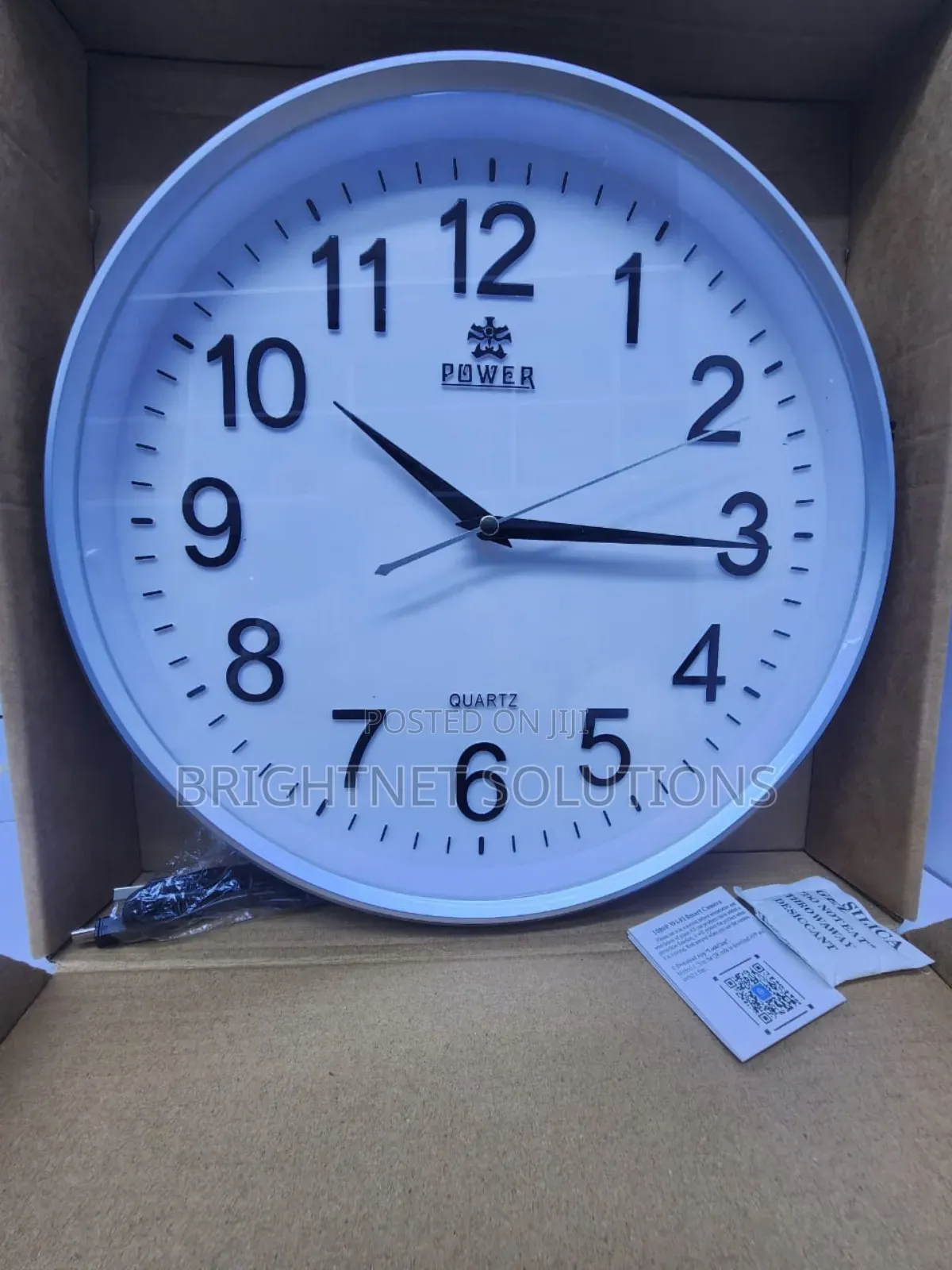 Wall Clock With Hidden Camera