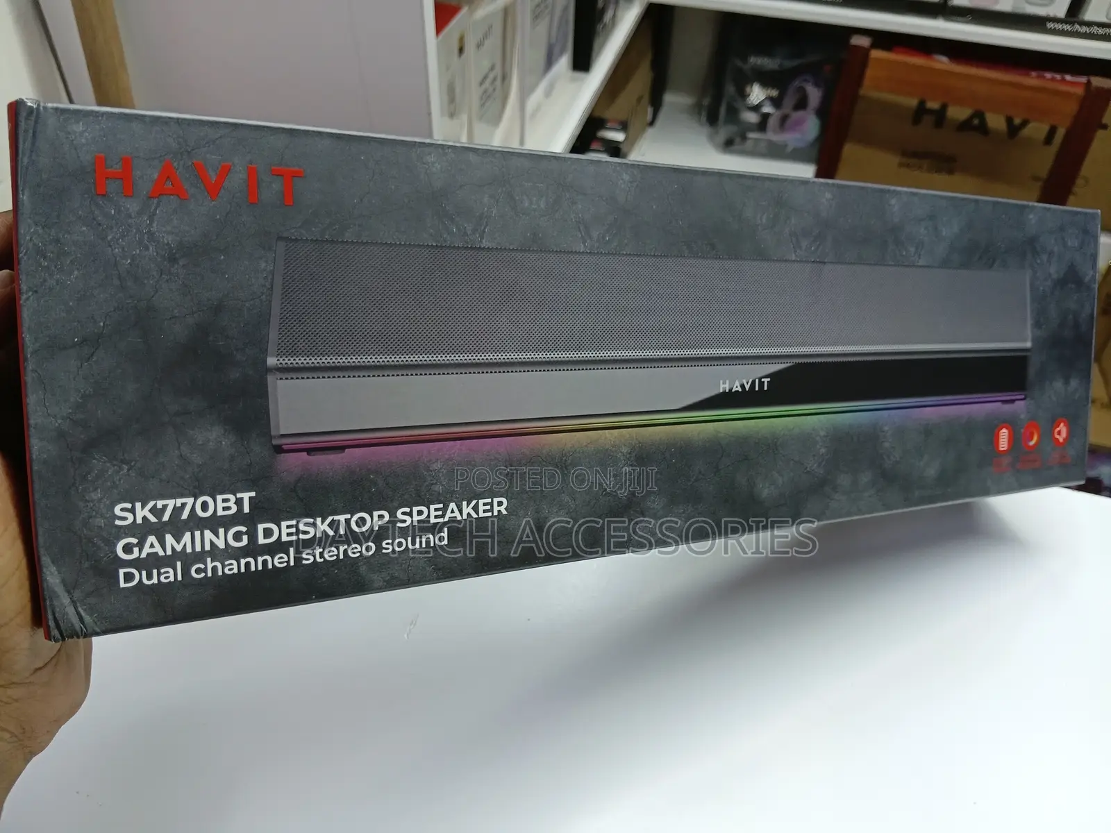 Havit Pc 20w Bluetooth V5.3 Computer Soundbar Speakers - Black