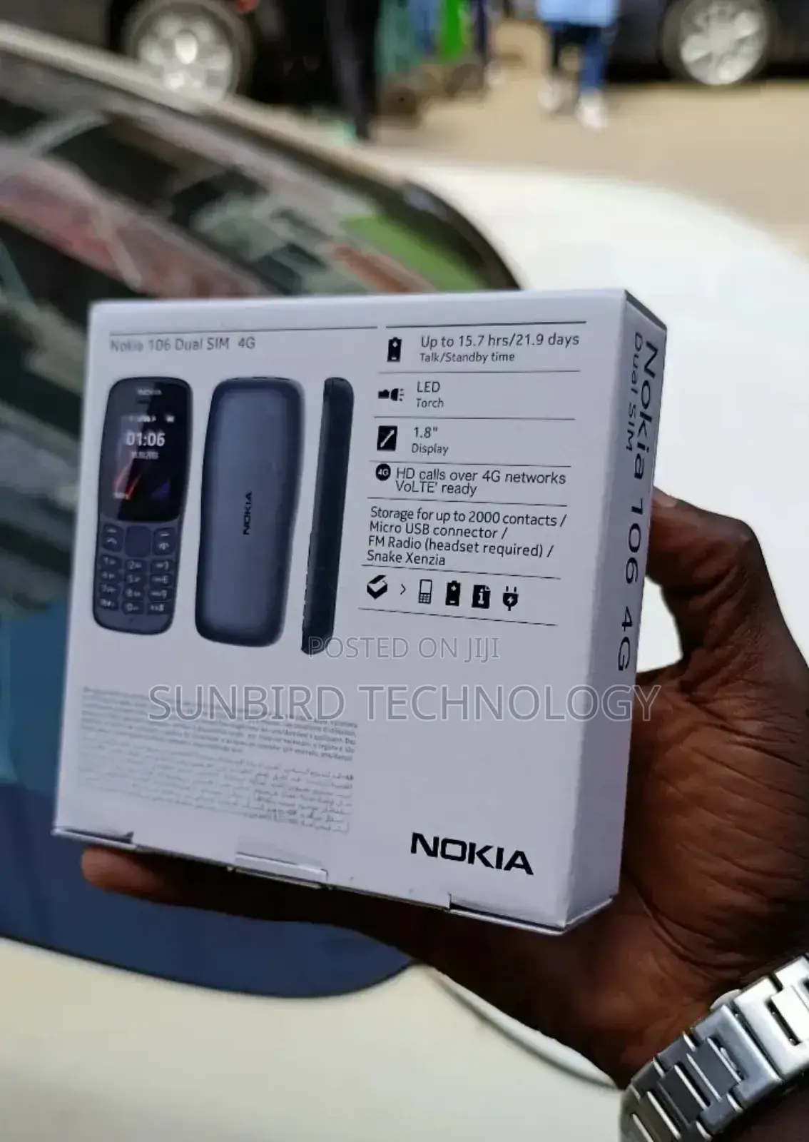 New Nokia 106 Black