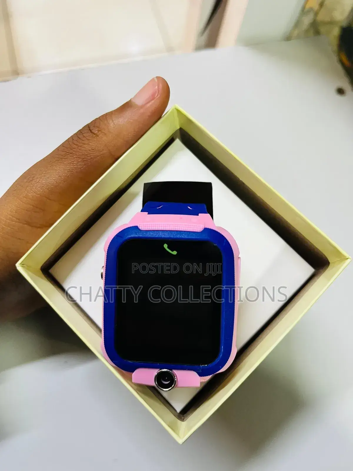 Girls Pink Kids Smart Watch With Sim Slot