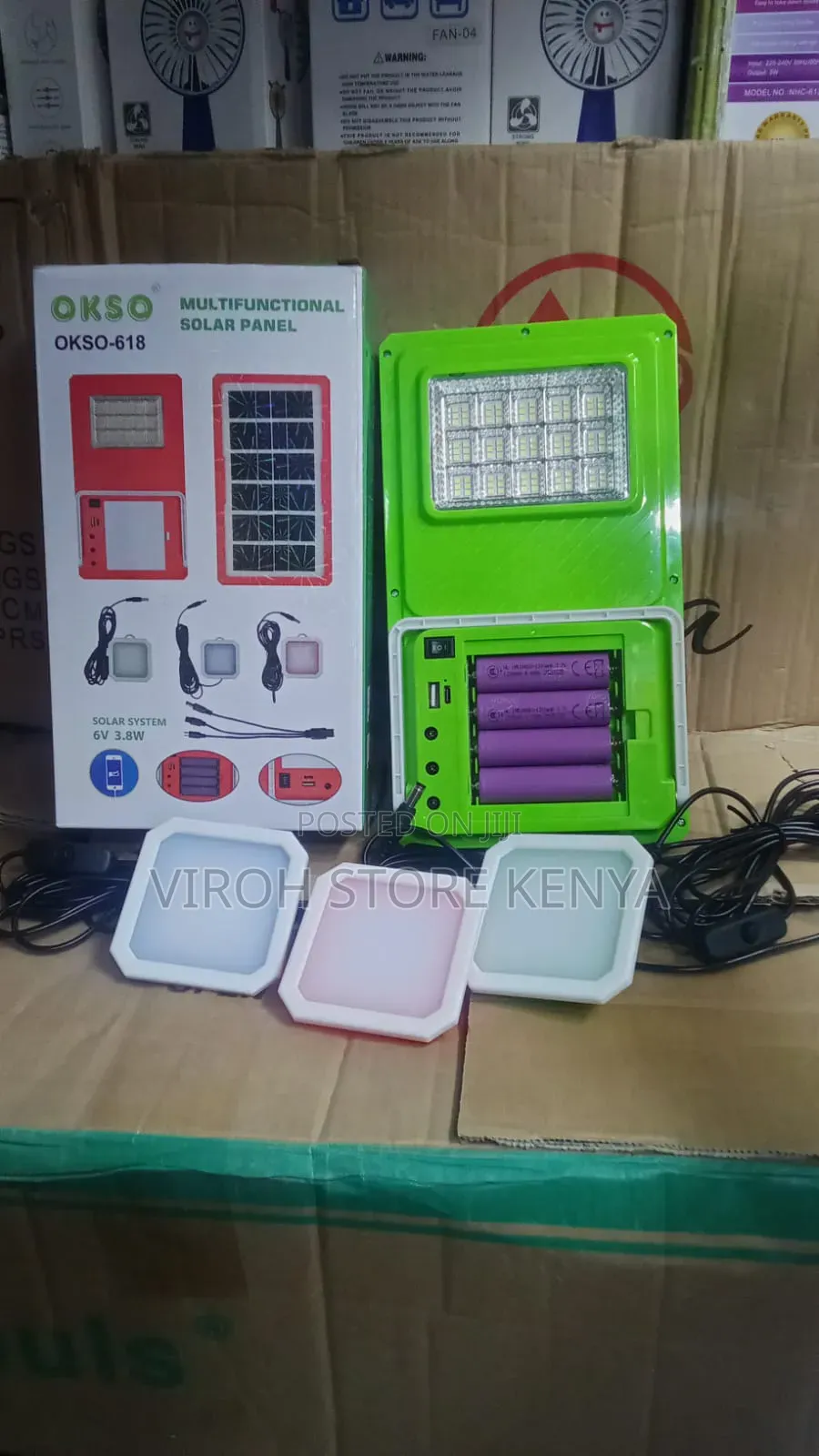 Solar Rechargeable Emergency Light