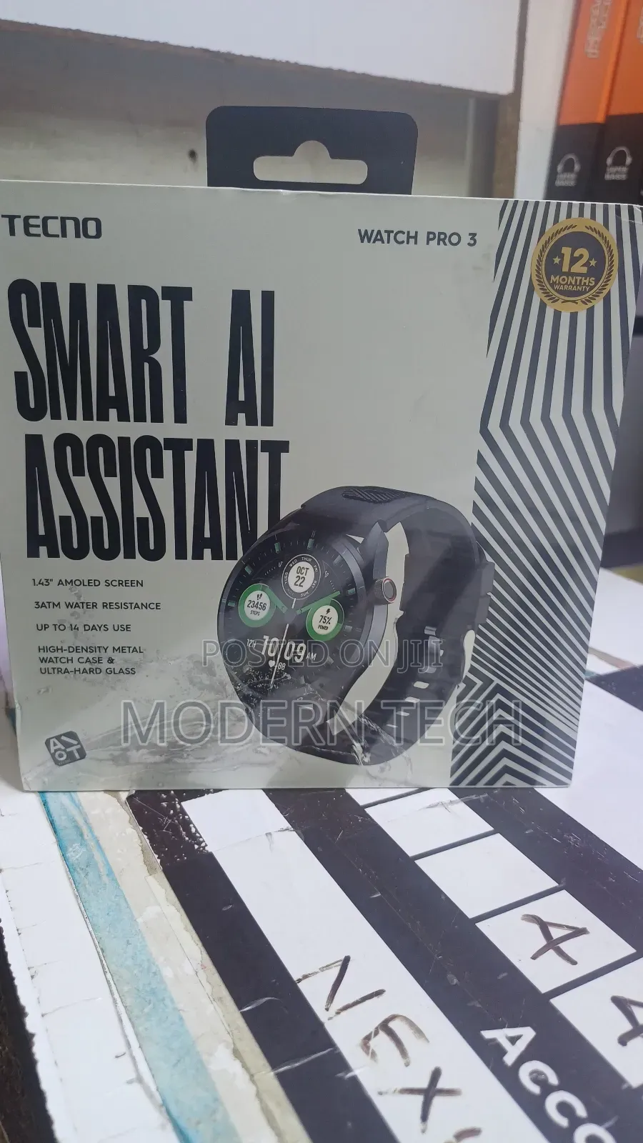 Tecno Watch Pro 3 – Smart Fitness Companion With Bluetooth Calling