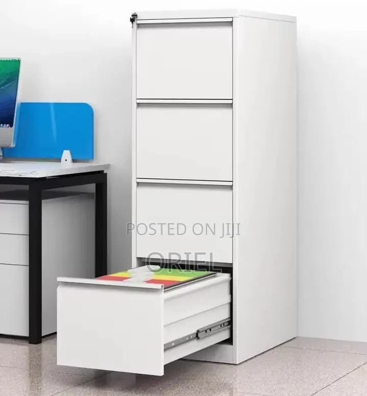 Modern Office Cabinet : Office Four-Drawer Steel File Cabinet