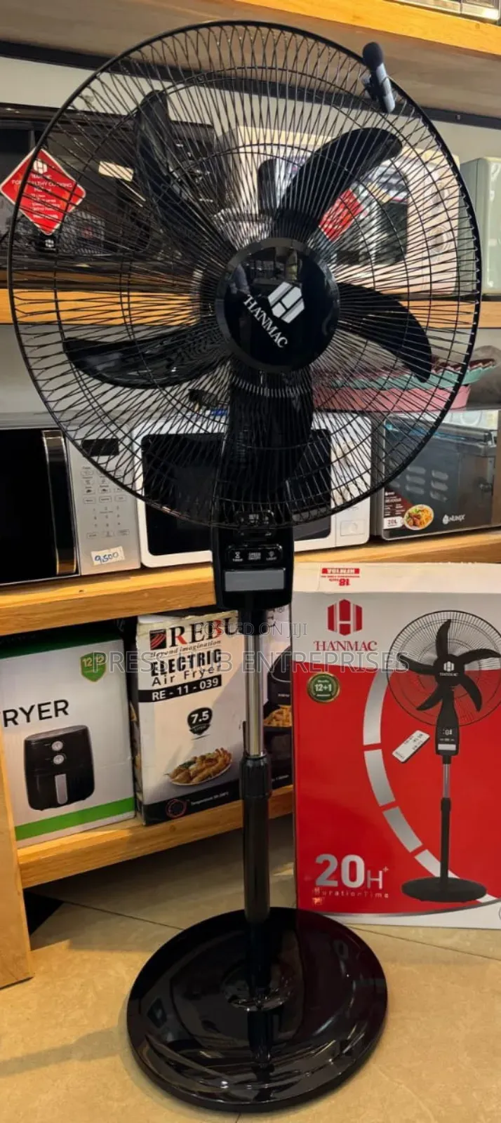 18-Inch Rechargeable Standing Fan