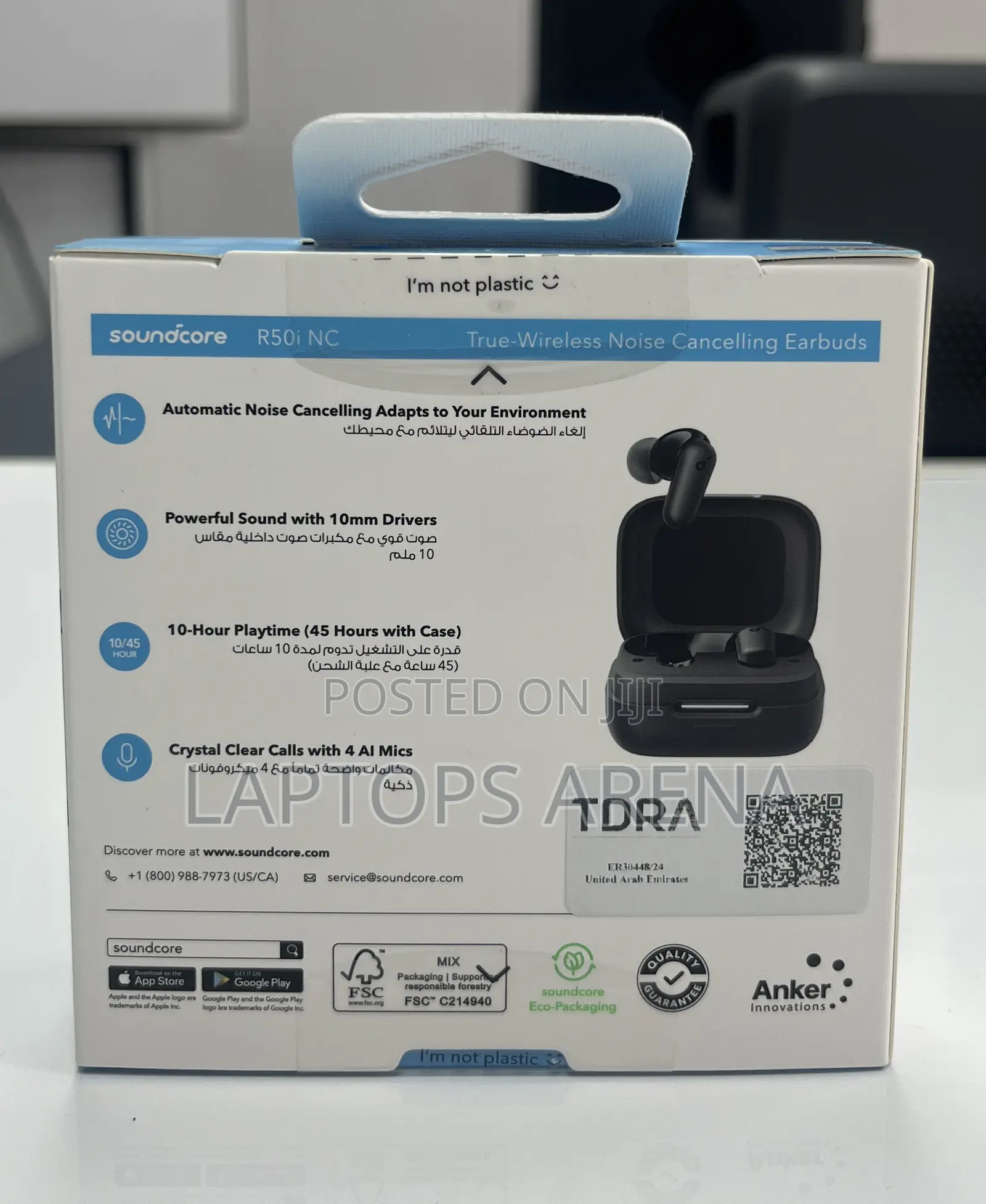 Anker Soundcore R50i Nc Noise Cancelling Earphones-Black
