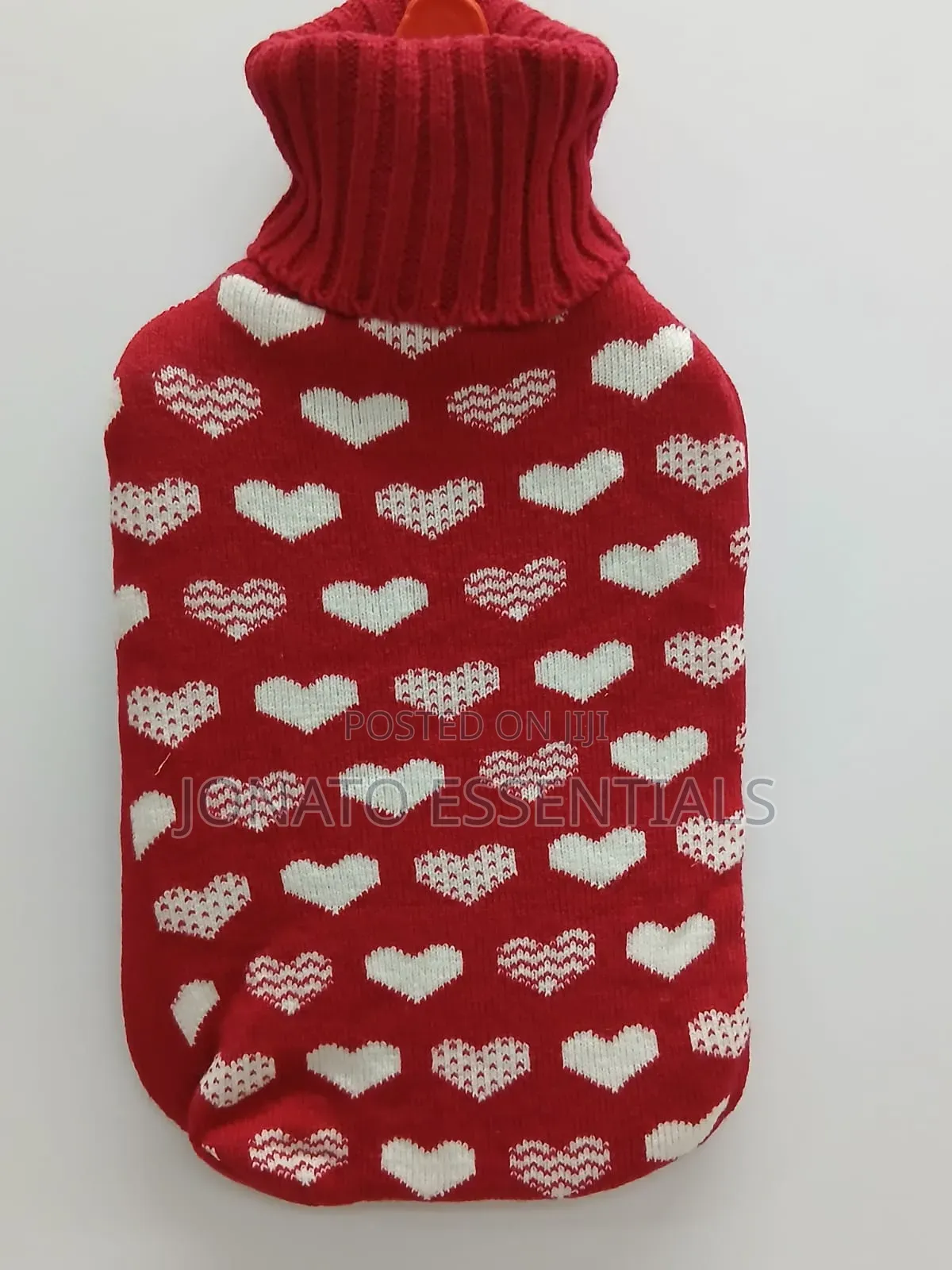 Hot Water Bottle With Removable Knitted Cover - 2l Warm Water Bag