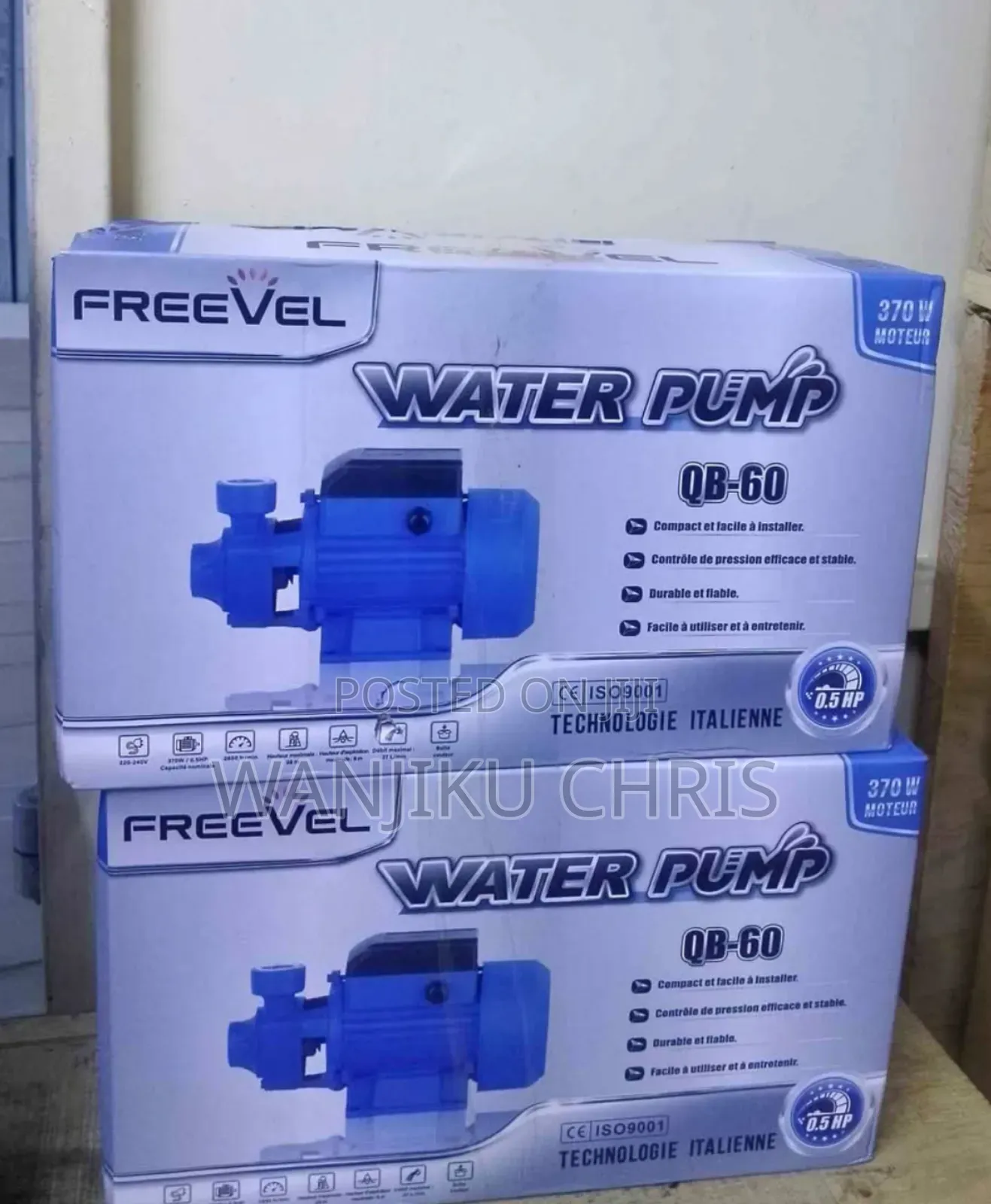 Electric Booster Water Pump/Freevel Water Pump 0.5hp