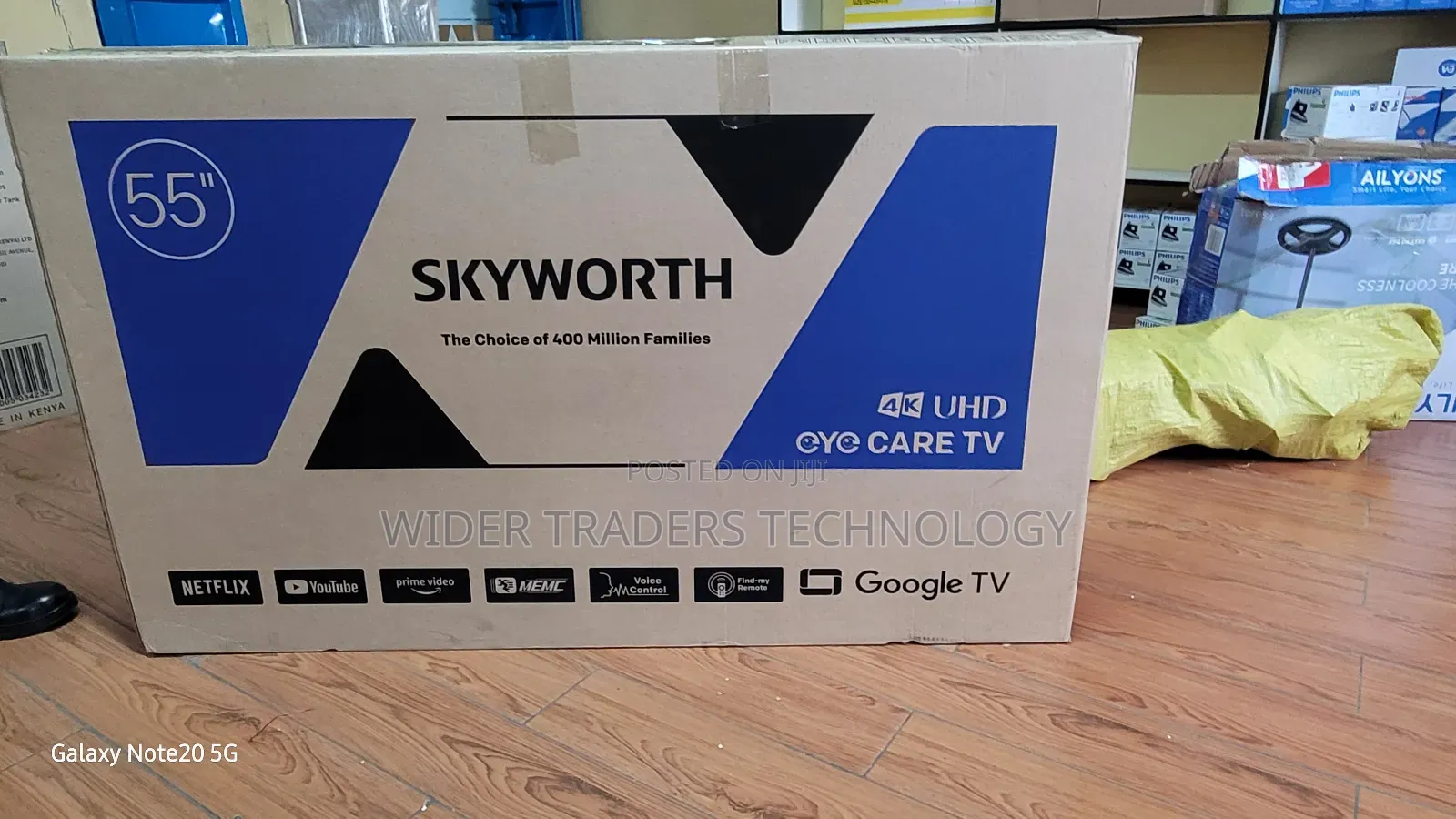Skyworth 55-Inch Uhd Smart Google Tv (Model 55g6500h