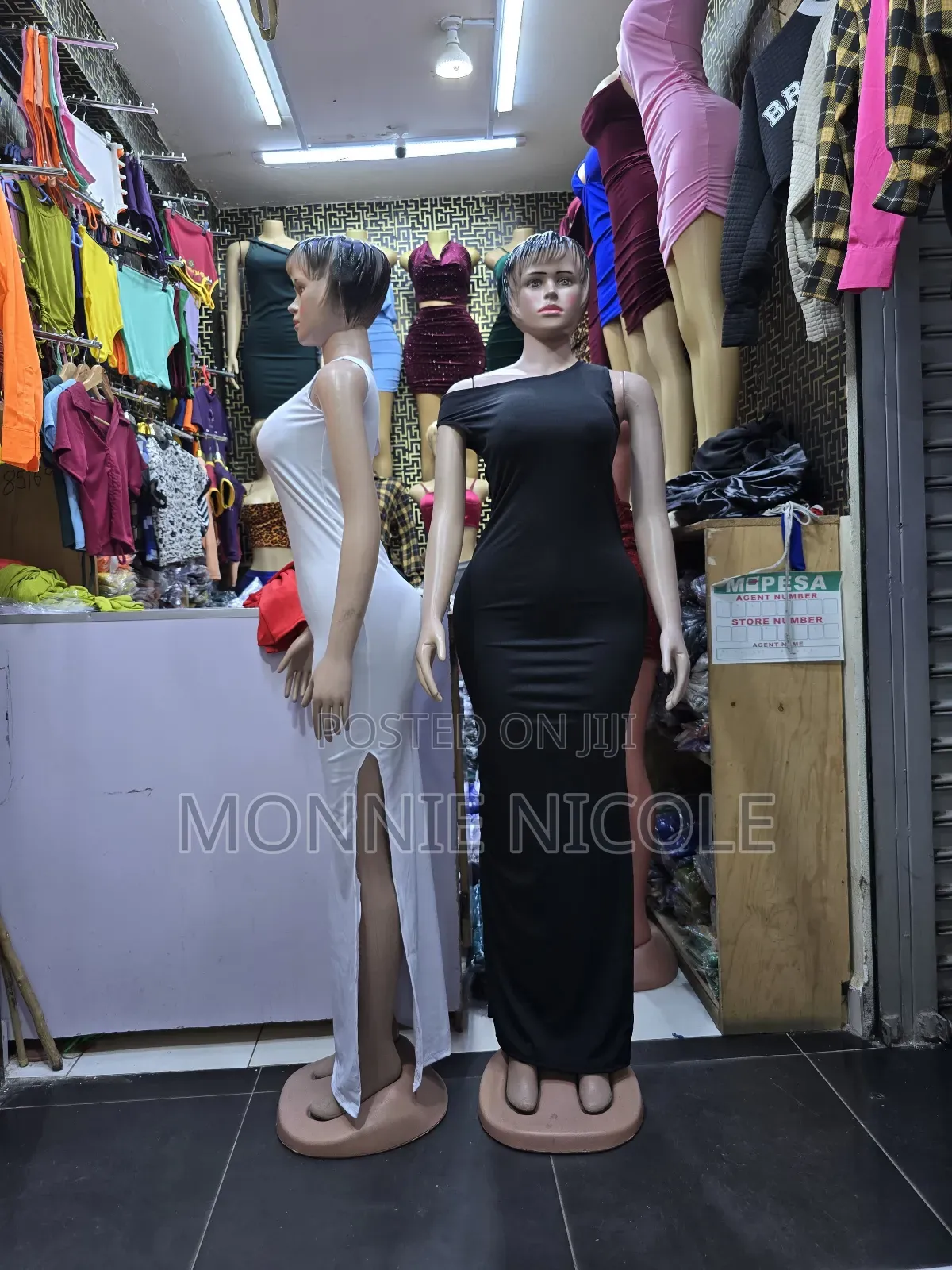 Evening Wear/White Prom. Dress/Black Prom. Dress