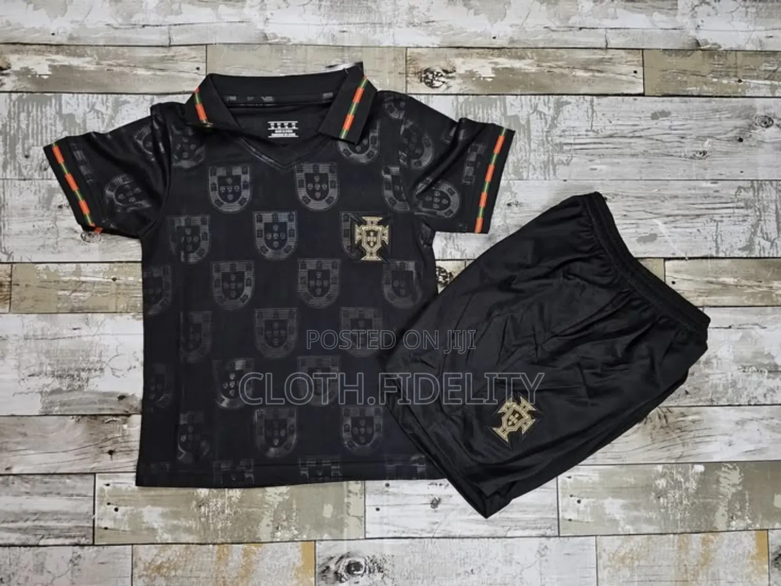 Portugal Special Kids Black Jersey.