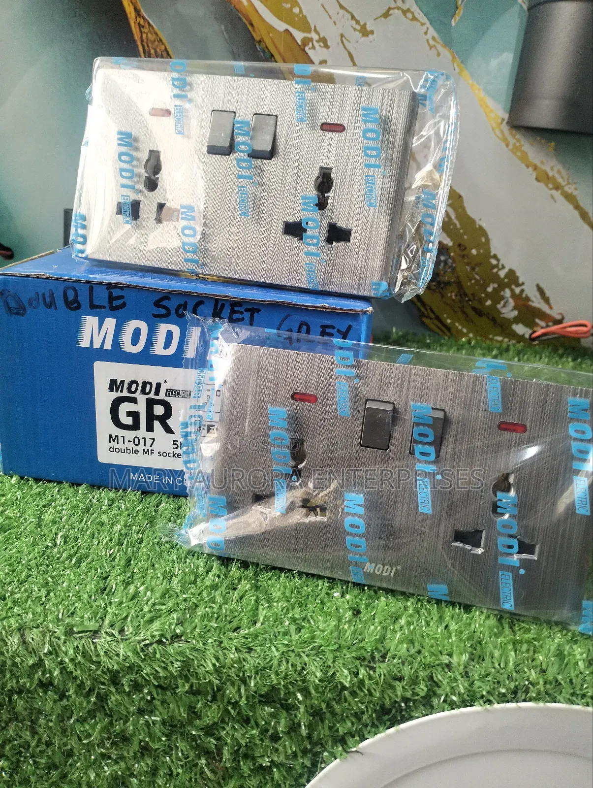 13amps Twin Socket (Grey)