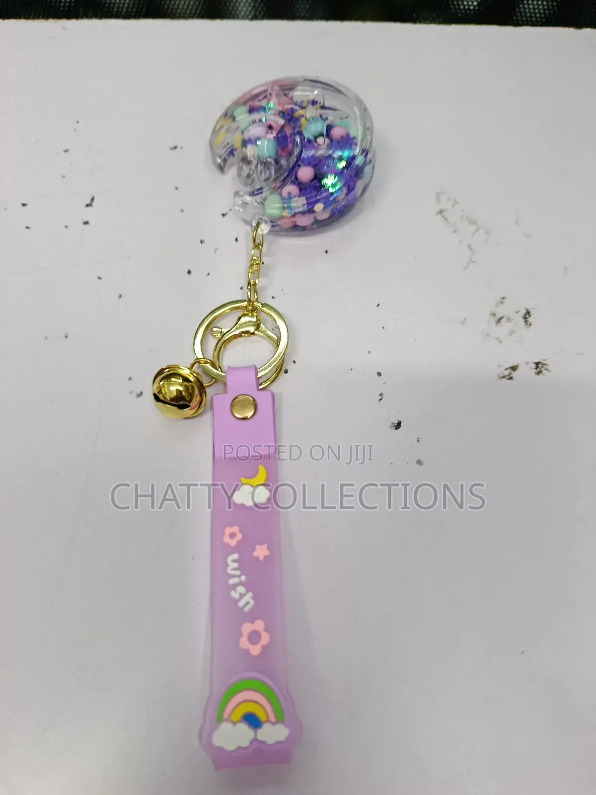 Moon Silicone Keychains Keyholders