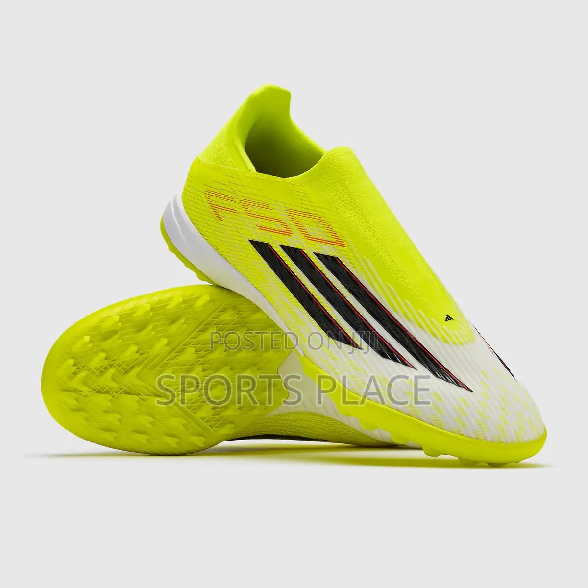 Adidas F50 League Neon Green Ag Tf Football Boots