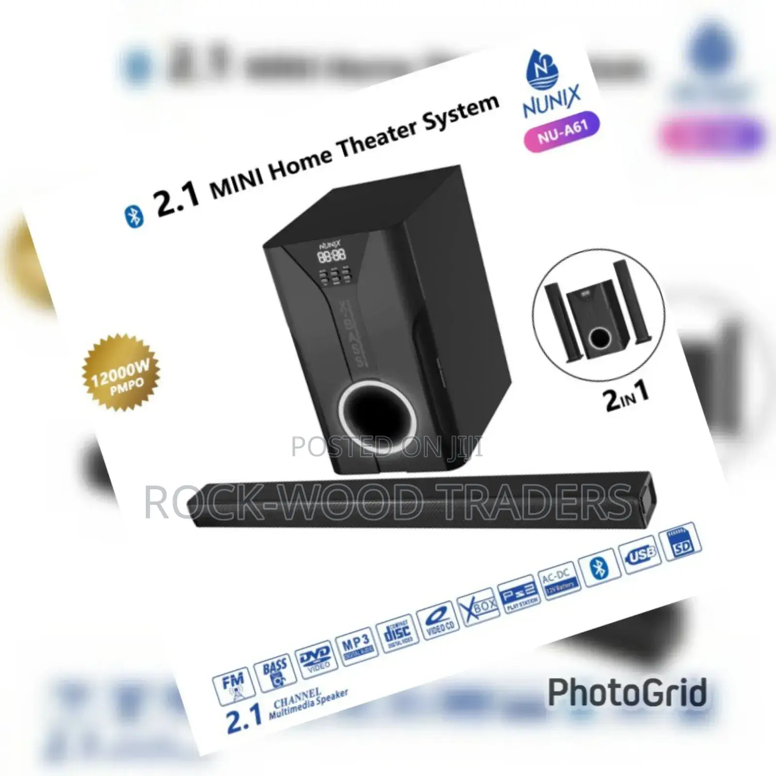 Nunix Woofer 61 Sound Bar