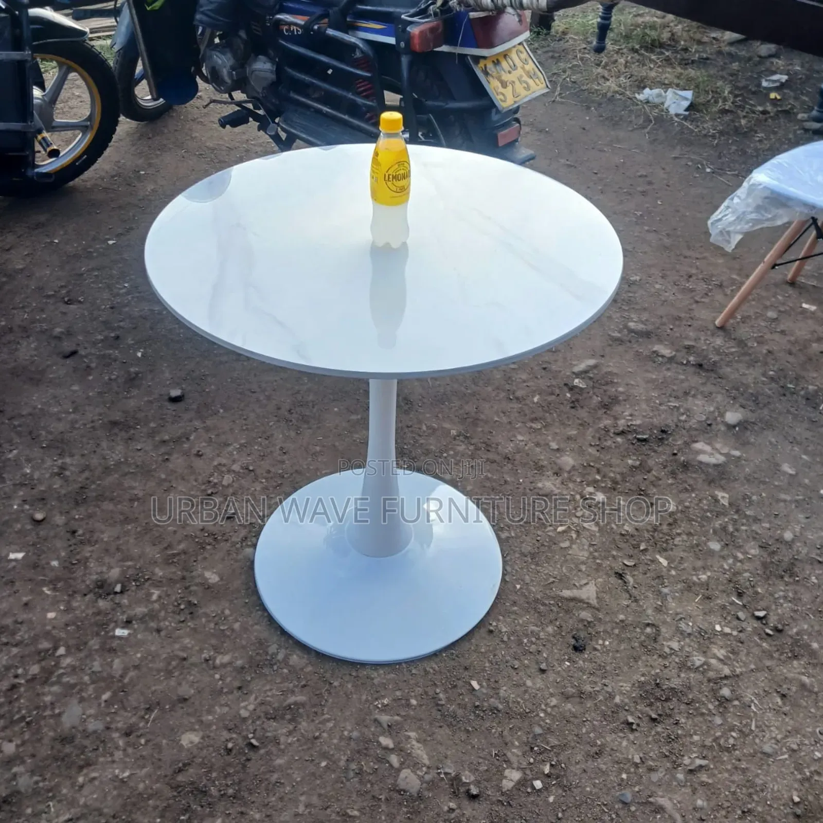 Metallic Stands Coffee Table