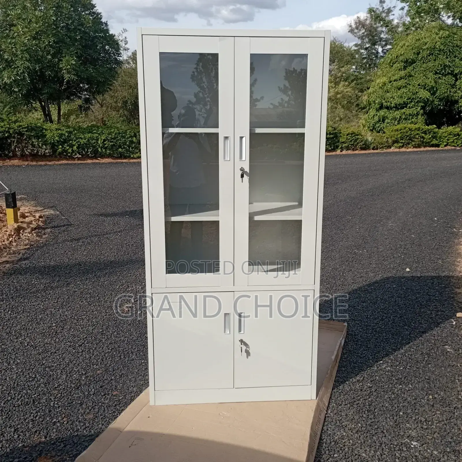 Office Cabinet With Grass Front Door