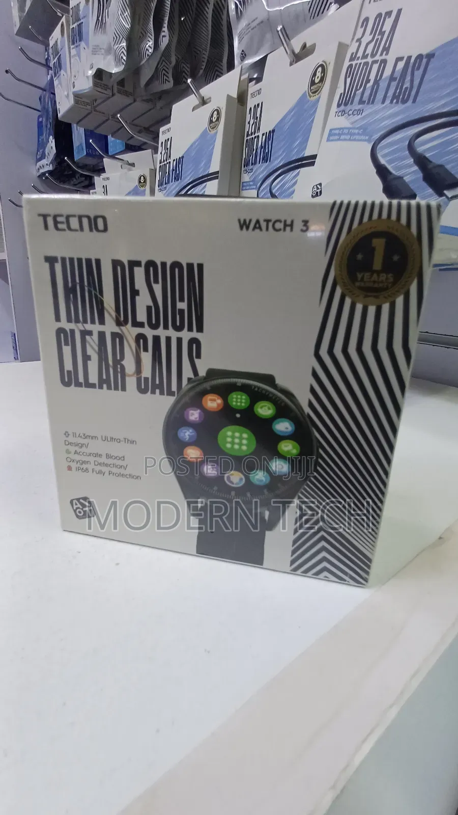 Tecno TSP-W03 Watch 3 Sports Smartwatch