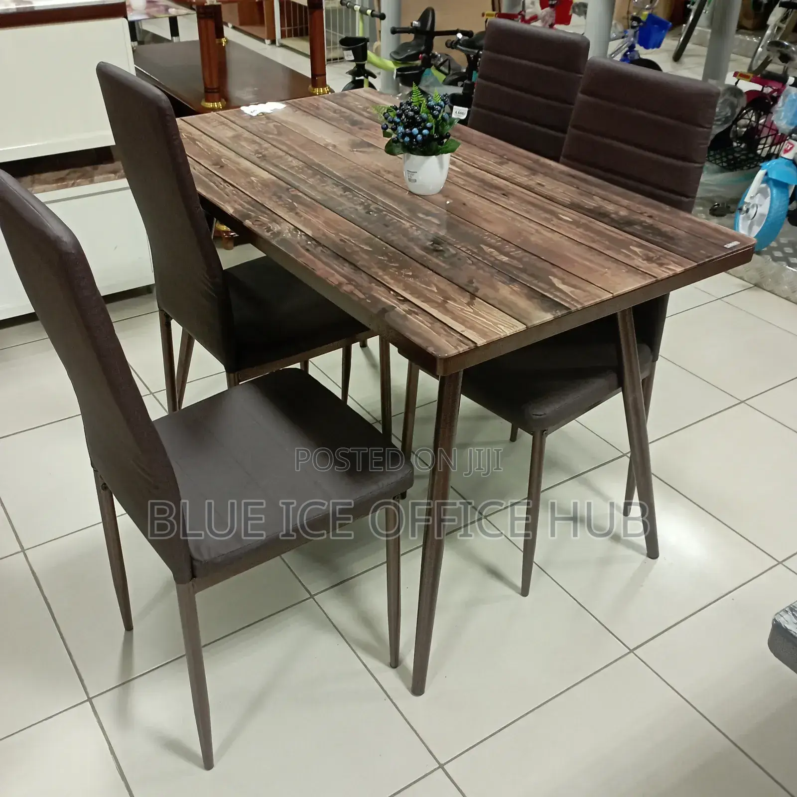 Brown 4 Seat Dining Table